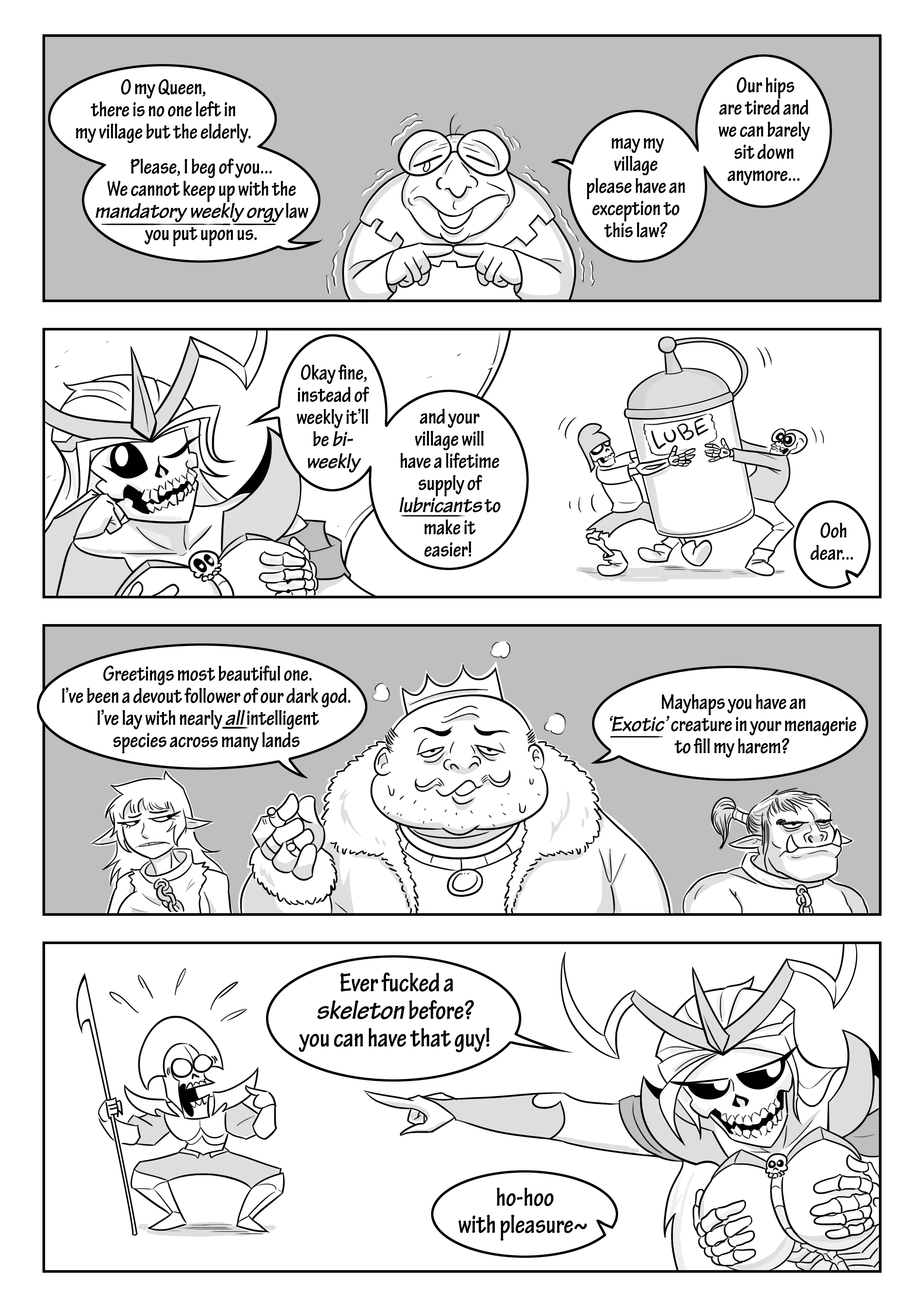 Skull Queen porn comic picture 53