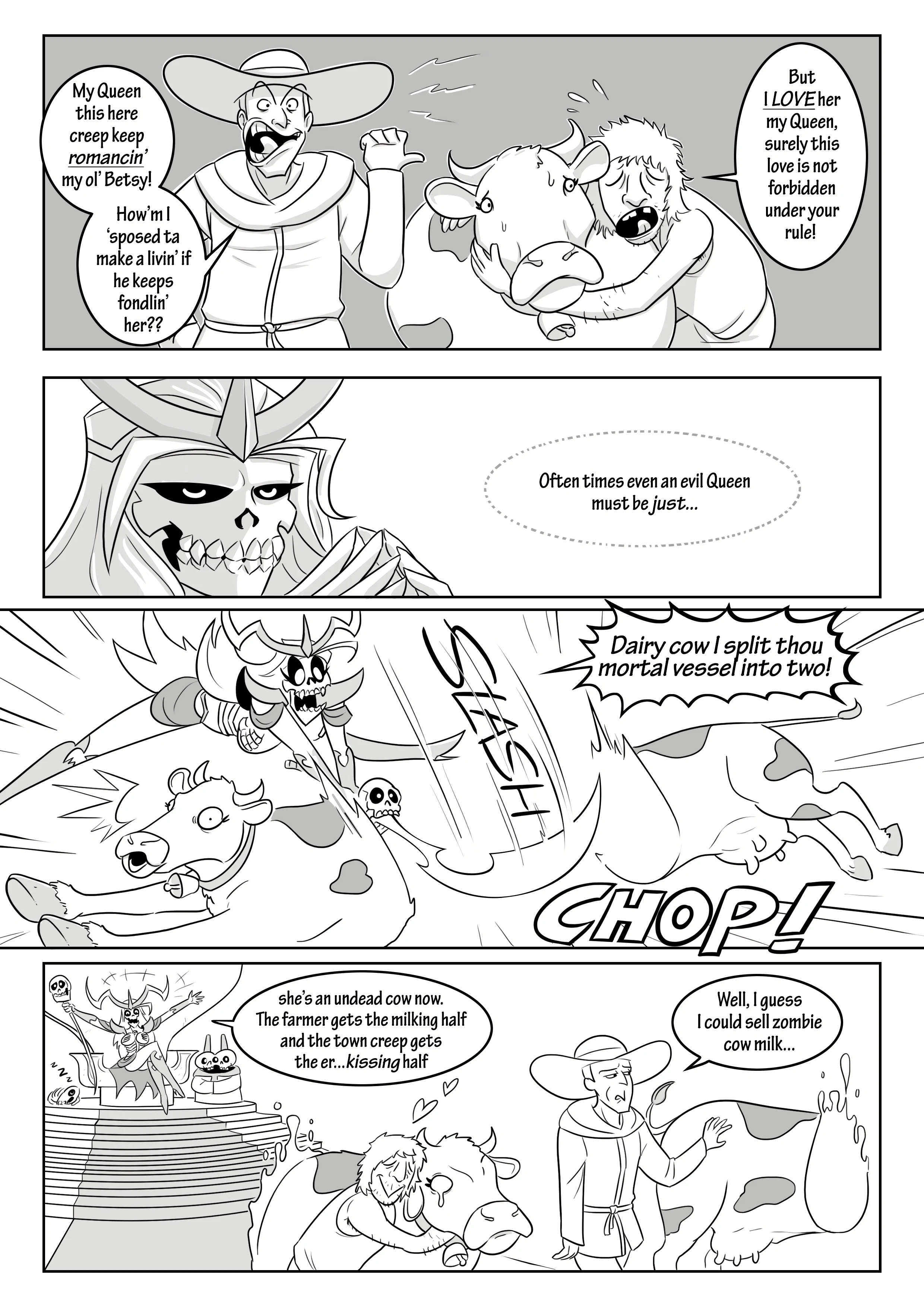 Skull Queen porn comic picture 54
