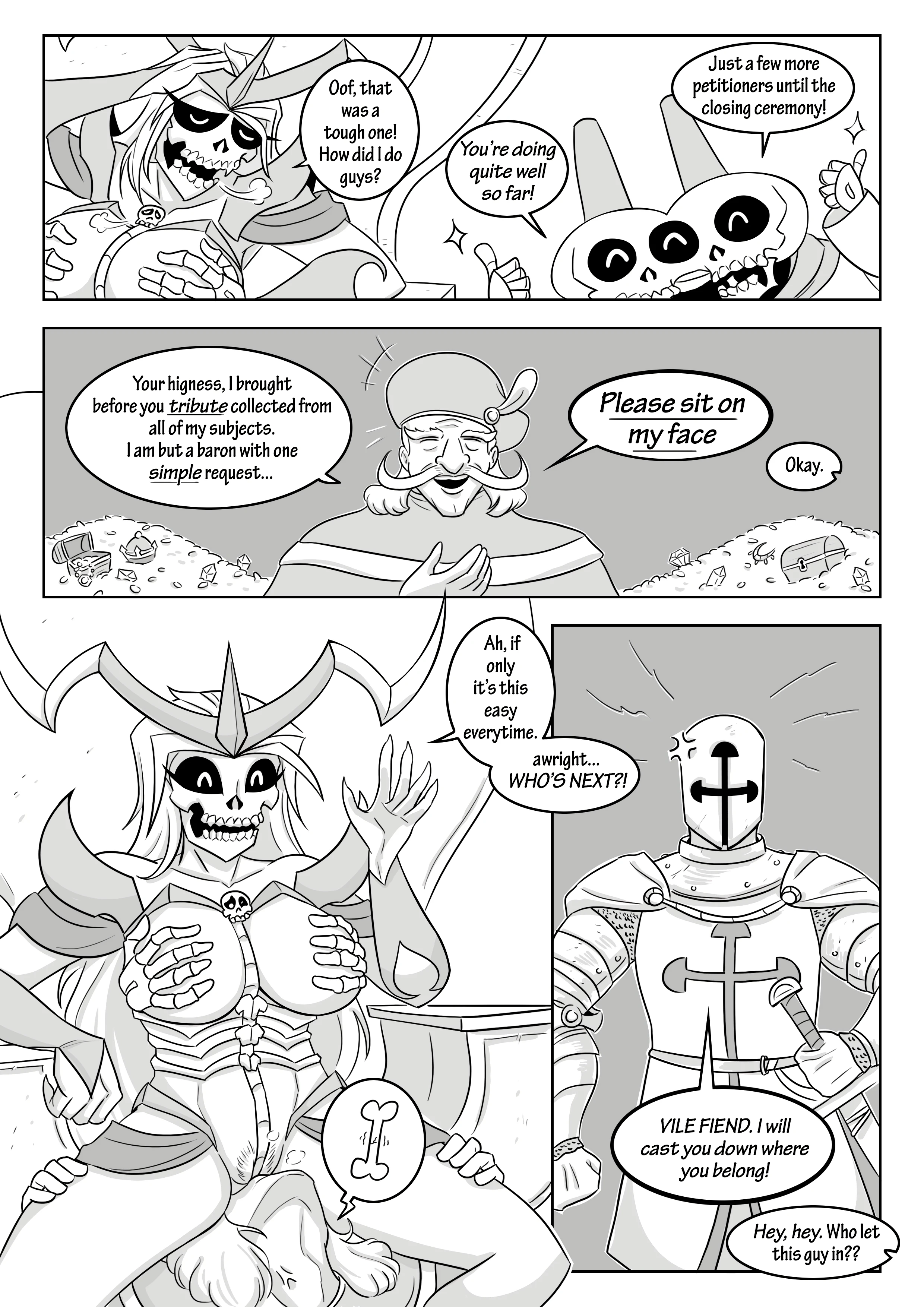 Skull Queen porn comic picture 55