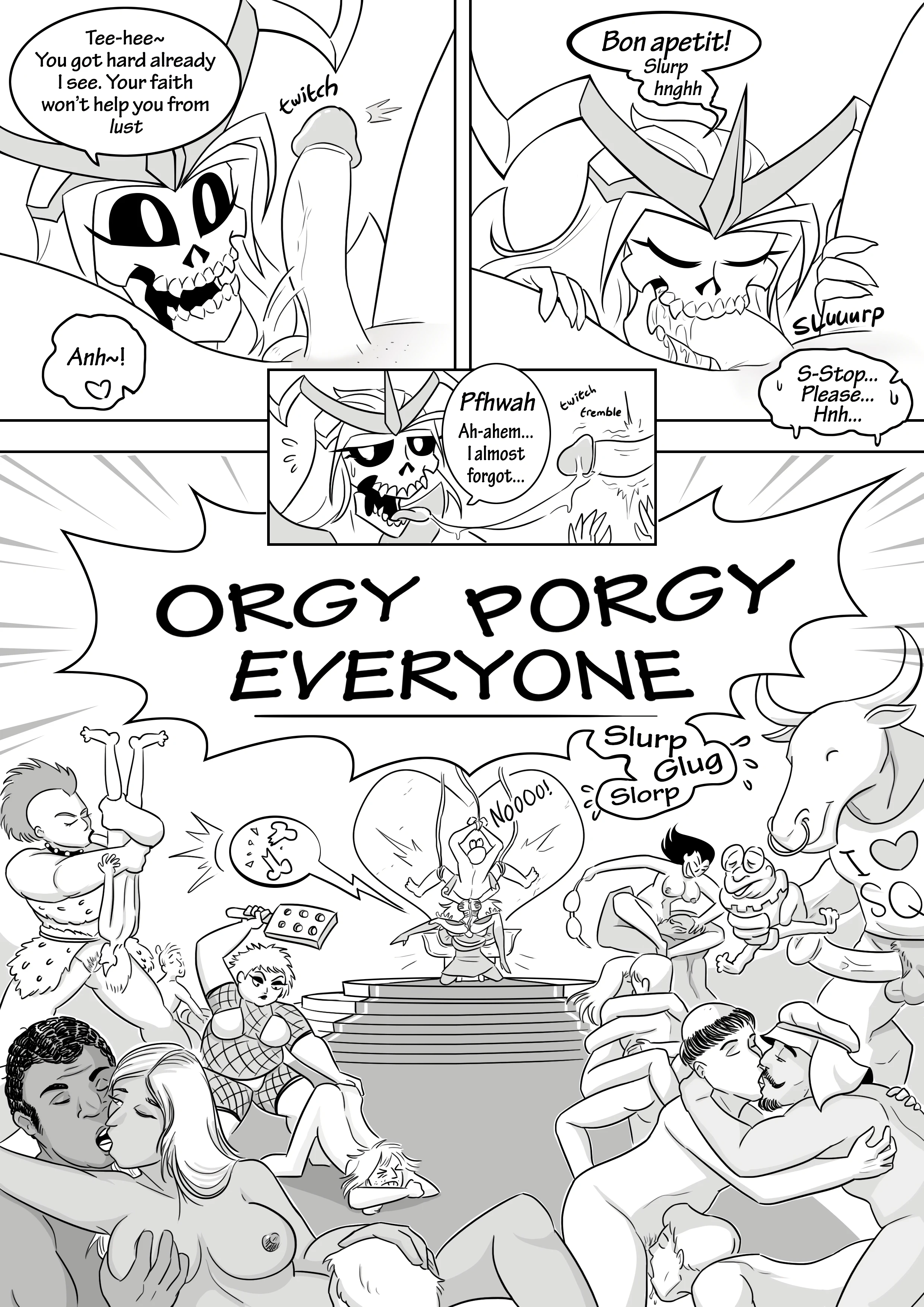 Skull Queen porn comic picture 59