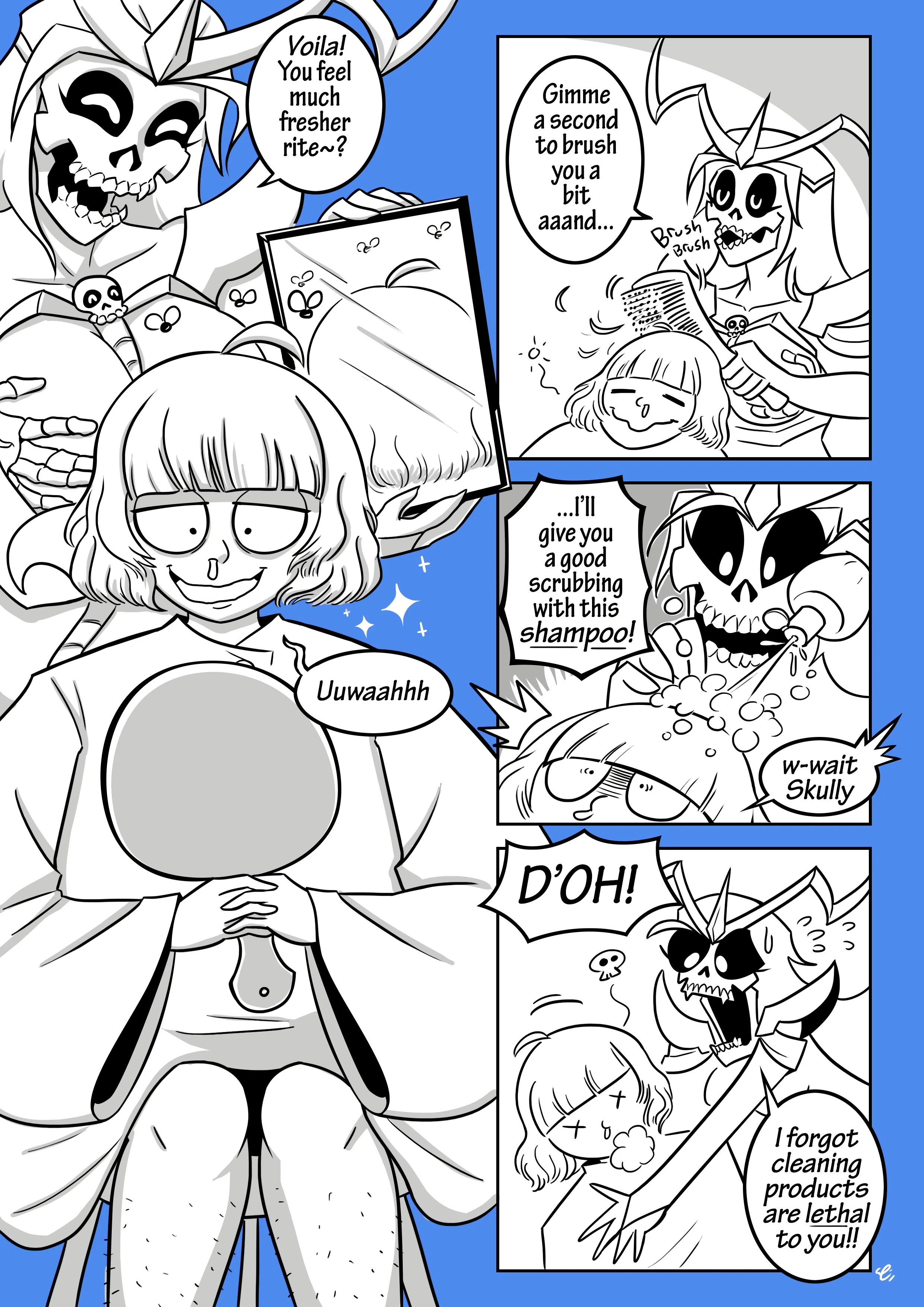 Skull Queen porn comic picture 61