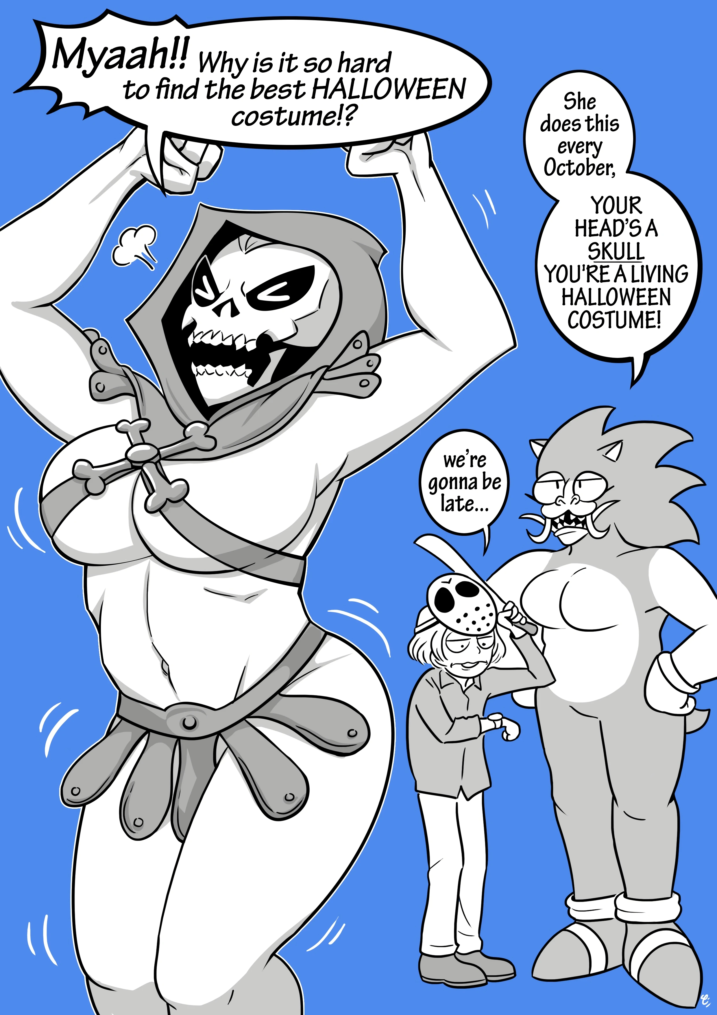Skull Queen porn comic picture 63