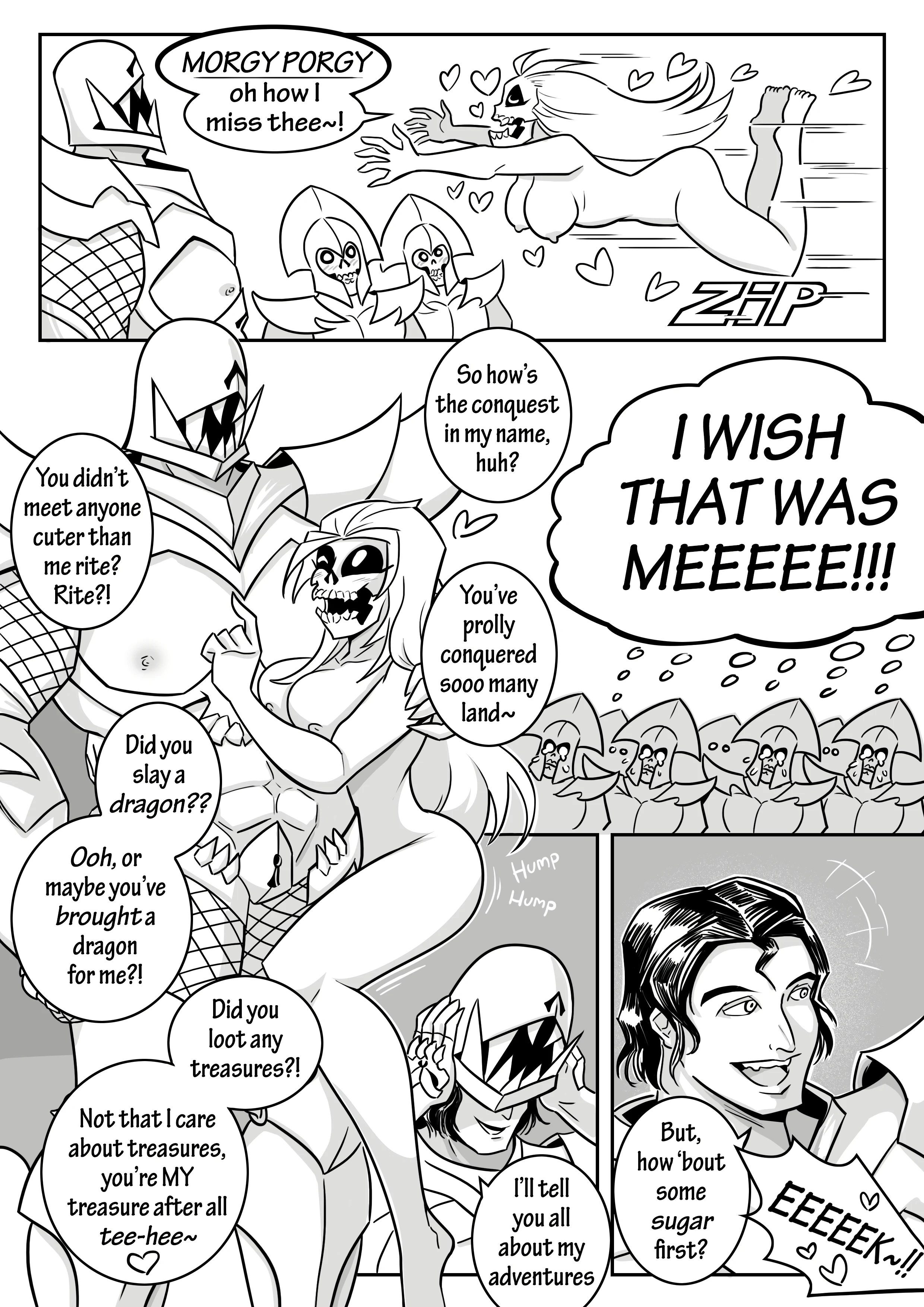 Skull Queen porn comic picture 74