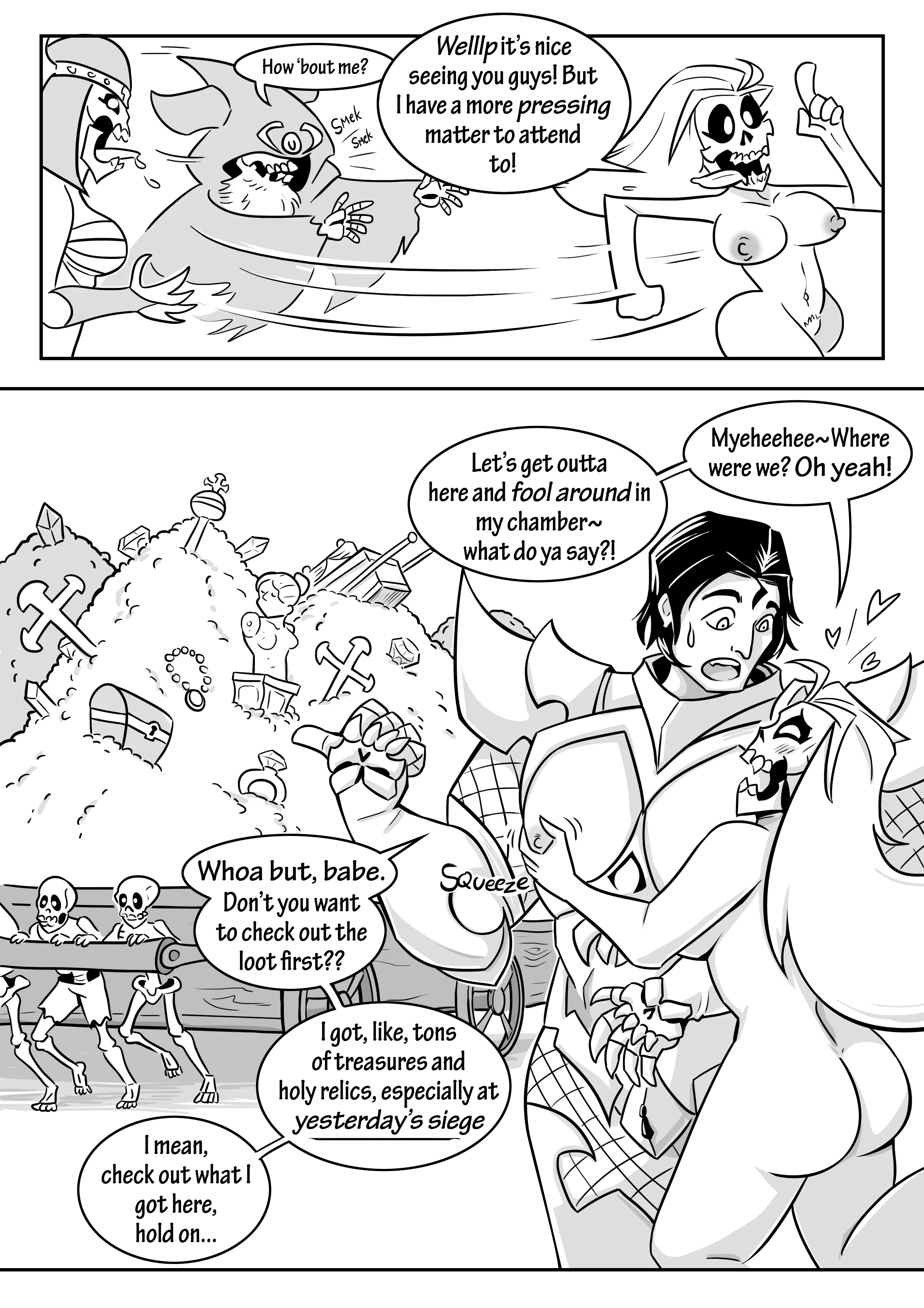 Skull Queen porn comic picture 77