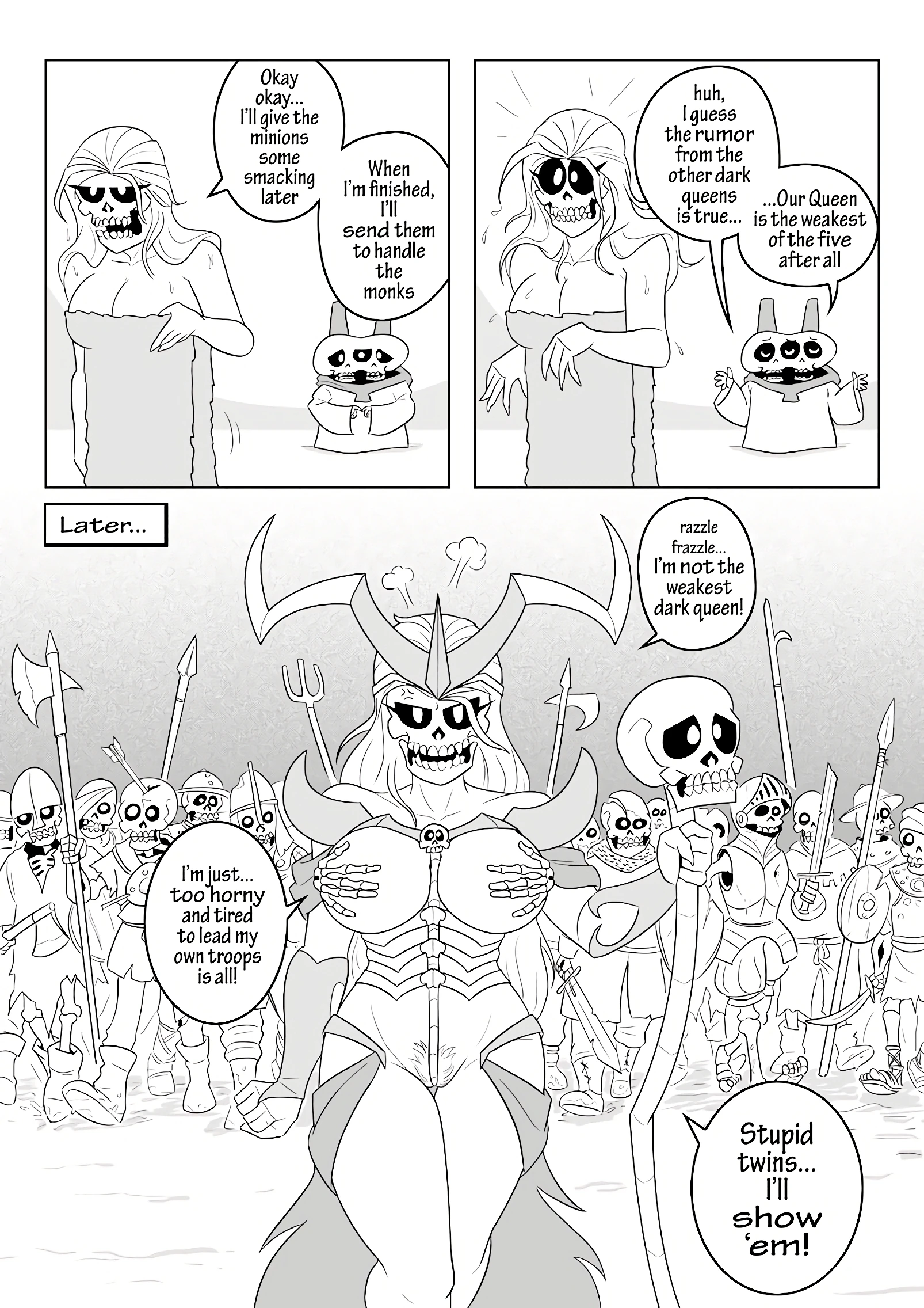 Skull Queen porn comic picture 8