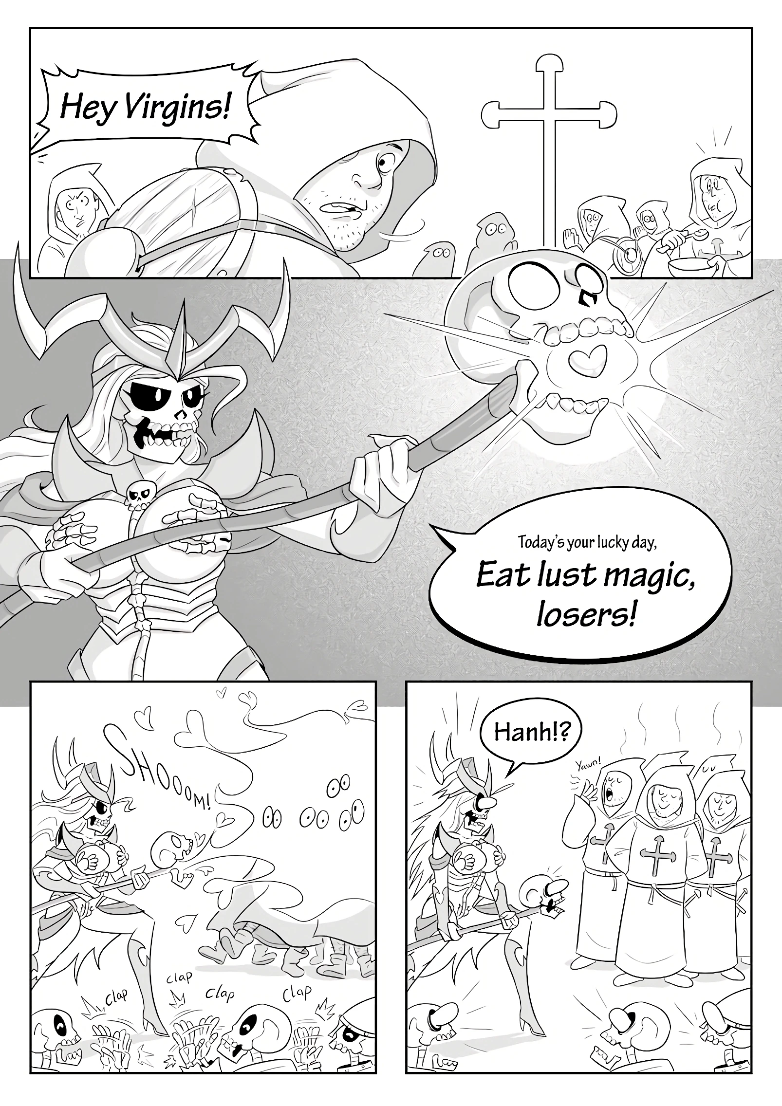 Skull Queen porn comic picture 9