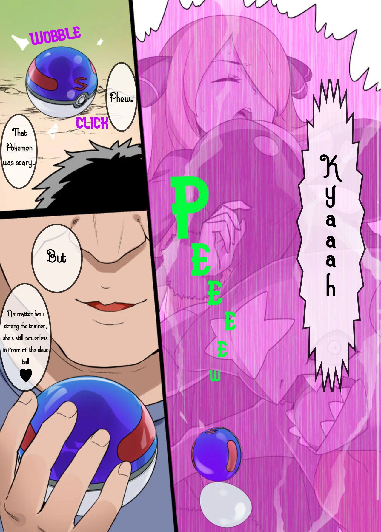 Slave Ball Brainwash Cynthia and Garchomp porn comic picture 2