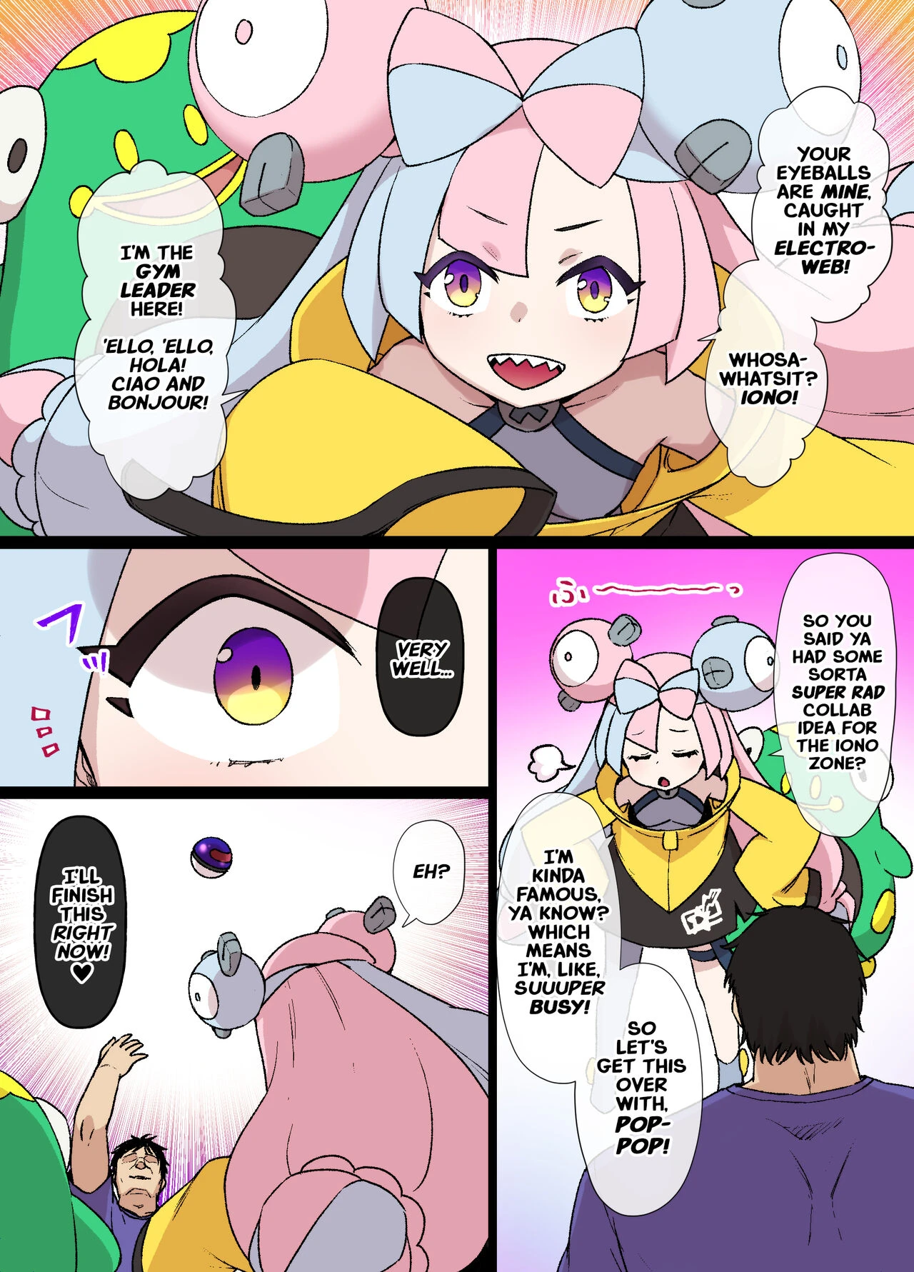 Slave Ball Brainwash Iono and Bellibolt porn comic picture 1
