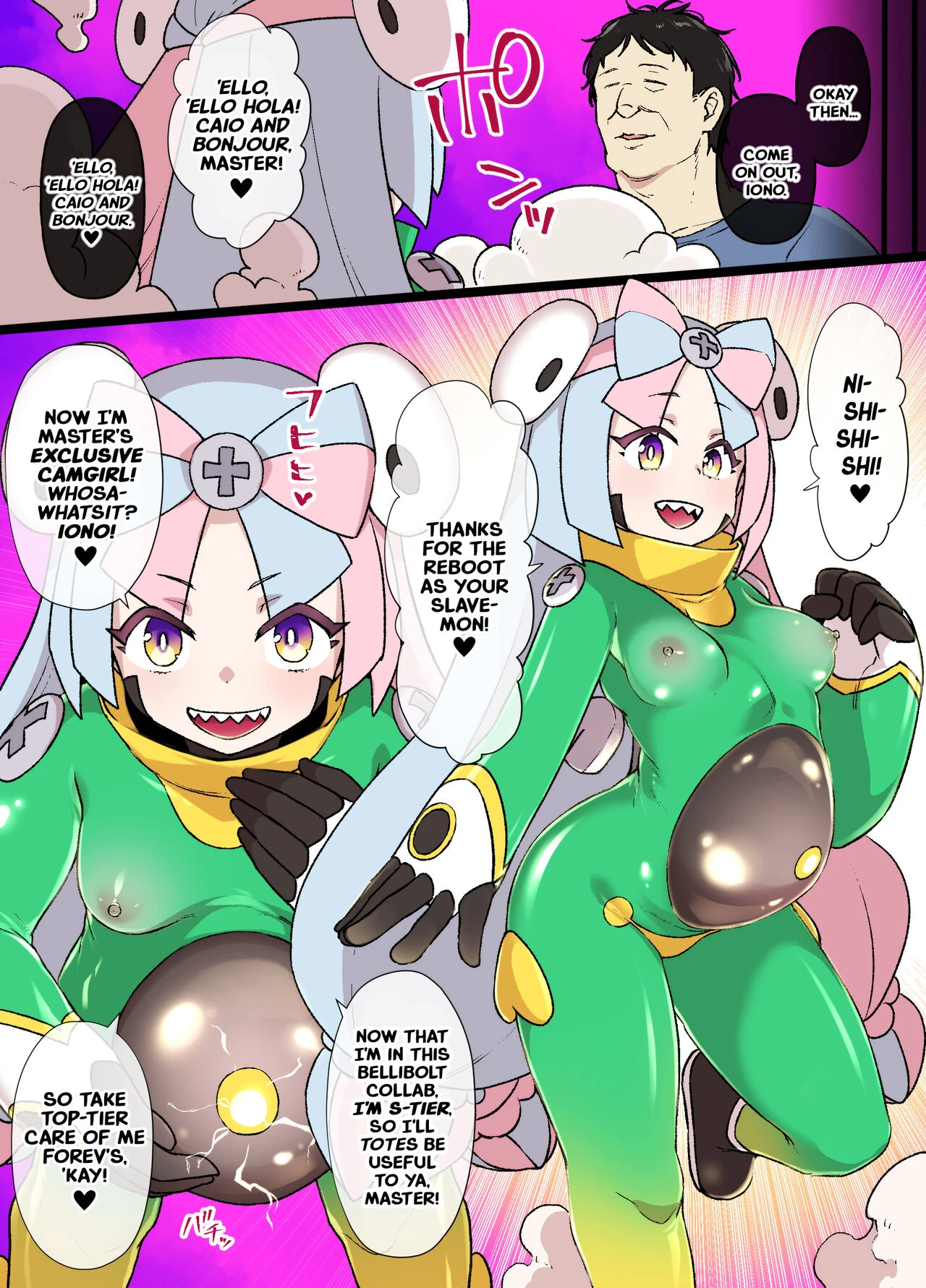 Slave Ball Brainwash Iono and Bellibolt porn comic picture 7