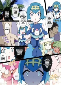 Slave Ball Brainwash Lana and Popplio porn comic picture 1