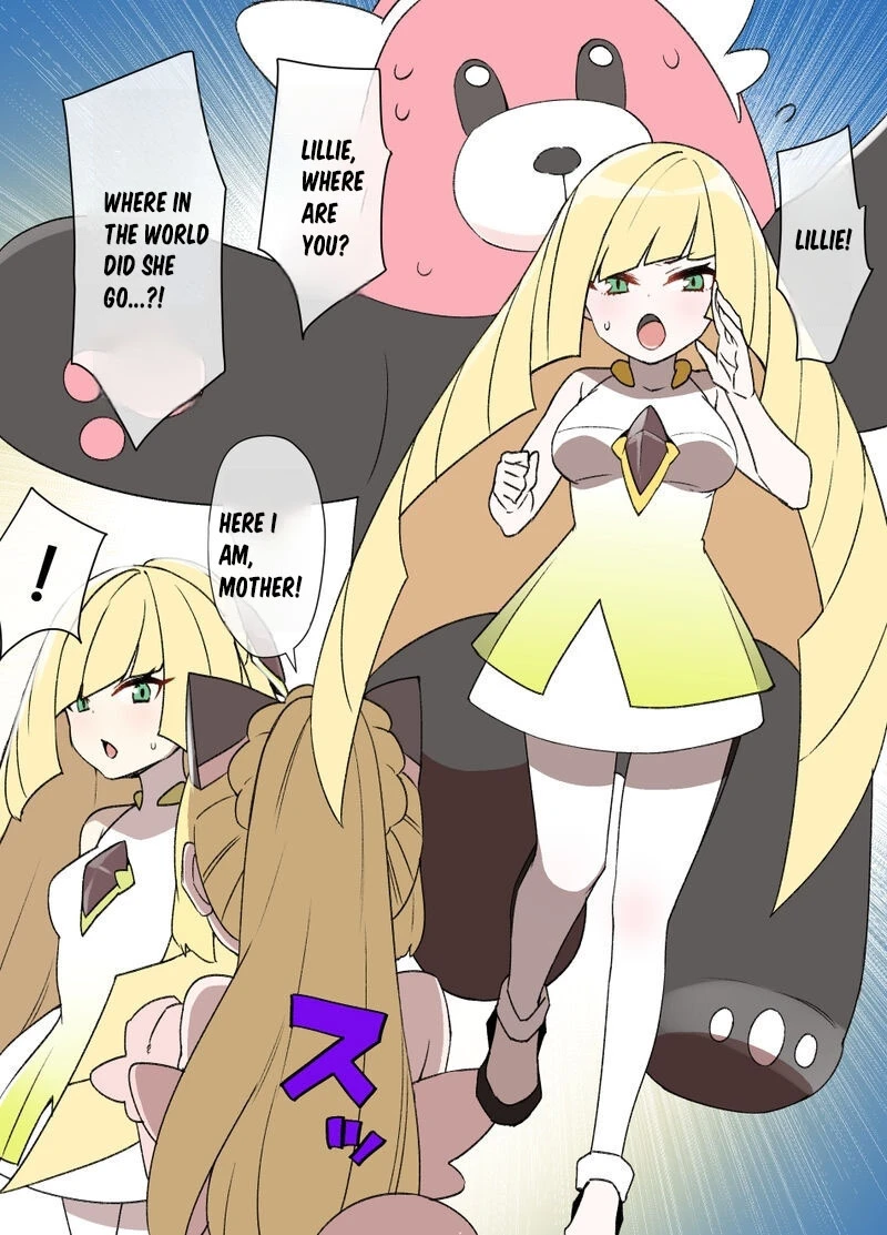 Slave Ball Brainwash Lusamine and Bewear porn comic picture 1