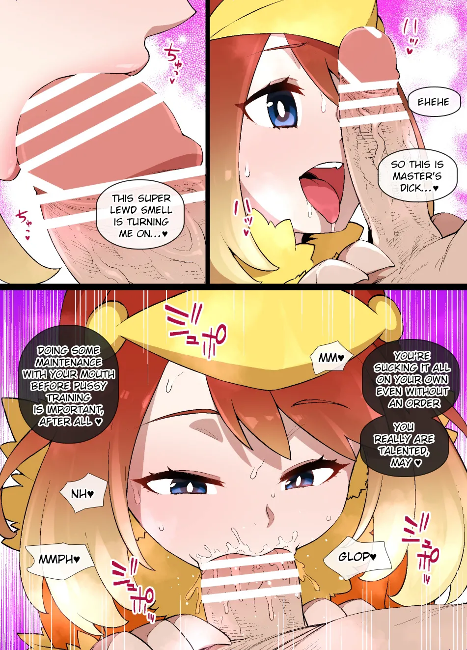 Slave Ball Brainwash May and Torchic porn comic picture 10