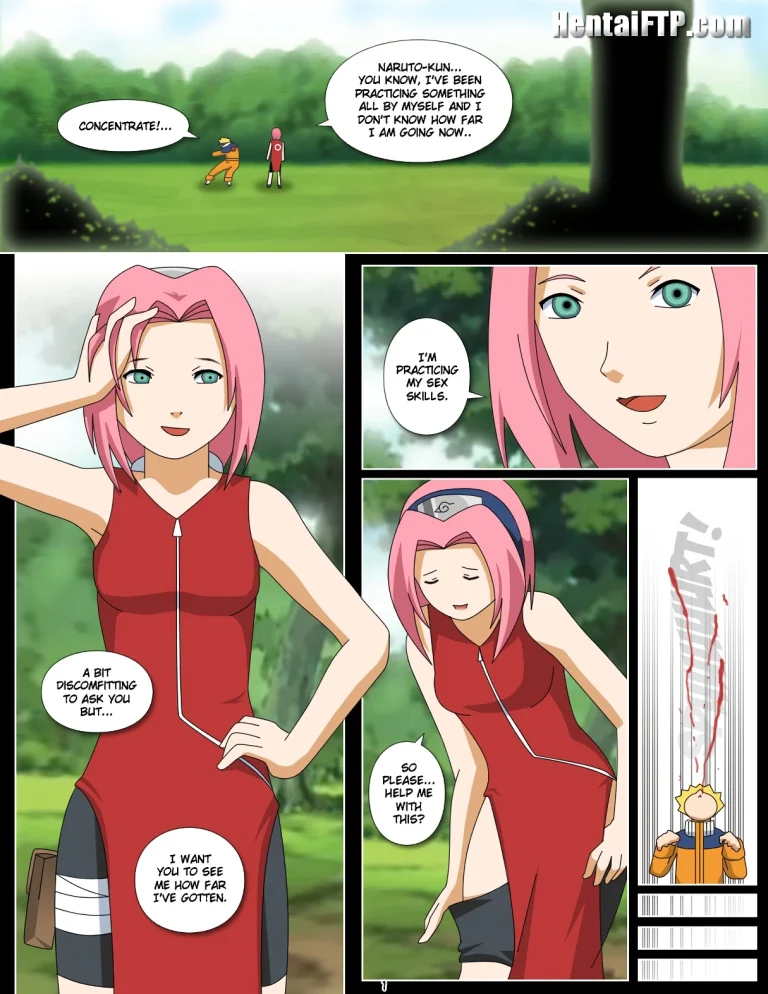 Slut Sakura xxx porno porn comic picture 1