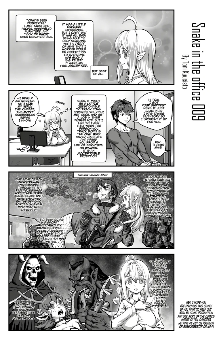 Snake in the office 1 porn comic picture 10