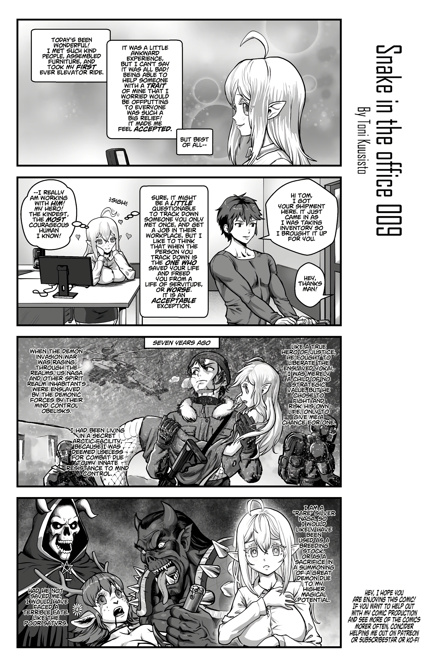 Snake in the office 1 porn comic picture 10