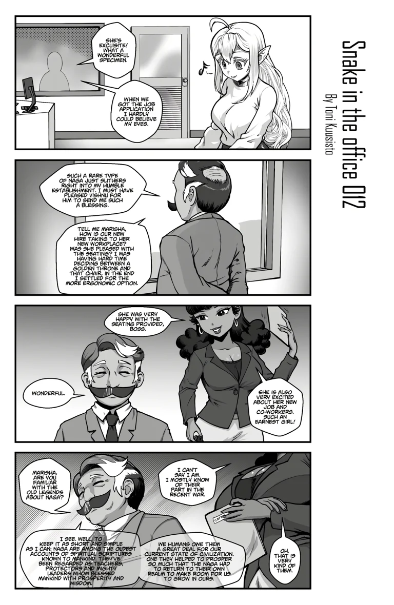 Snake in the office 1 porn comic picture 13