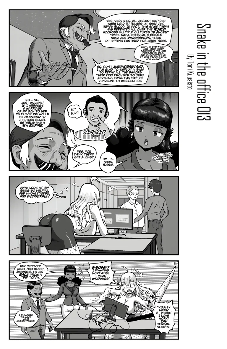 Snake in the office 1 porn comic picture 14