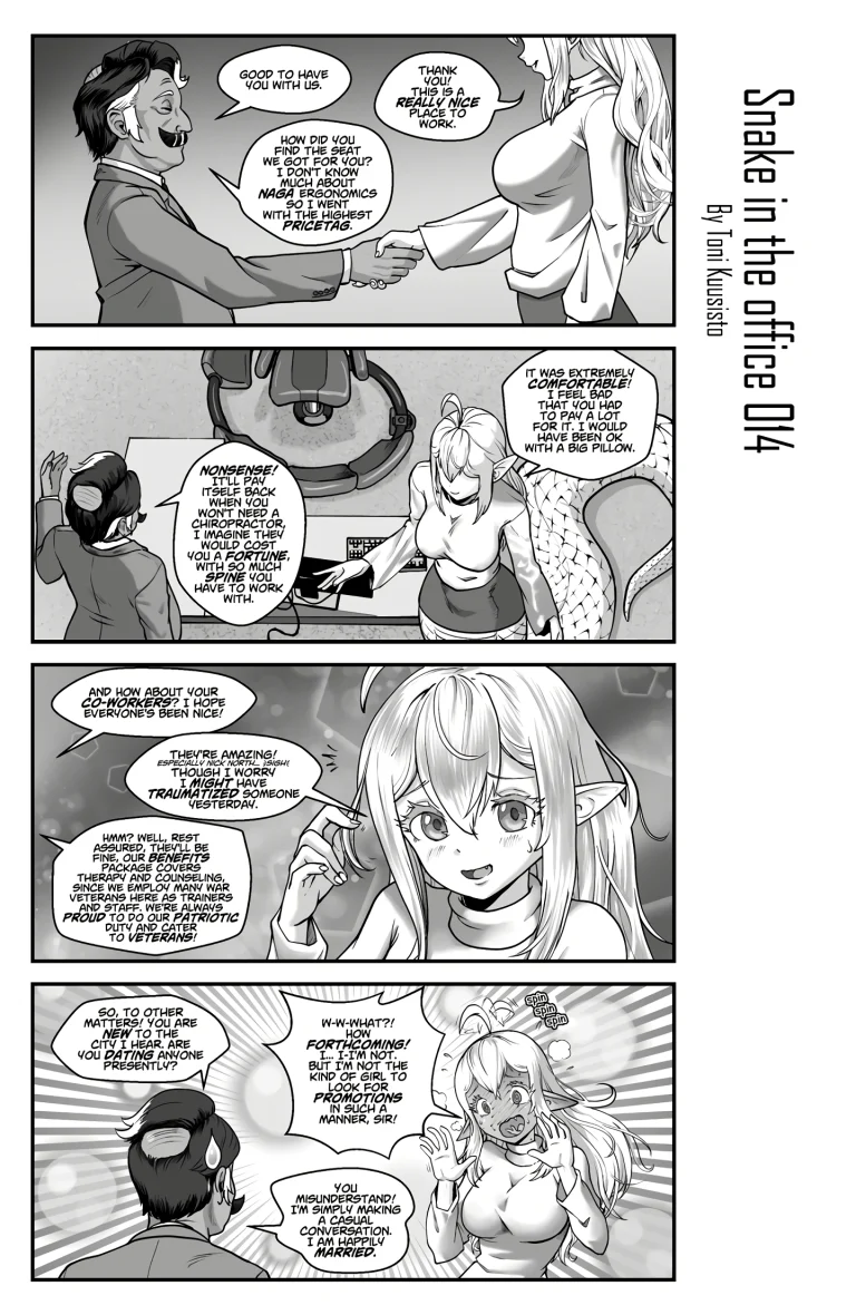 Snake in the office 1 porn comic picture 15