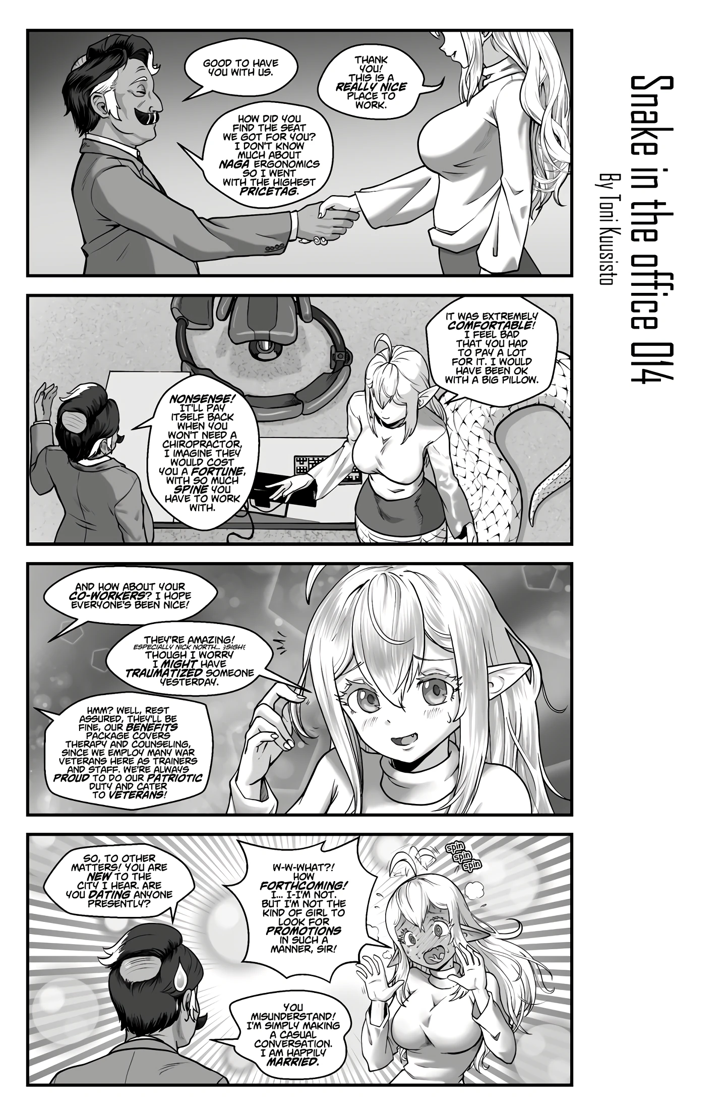 Snake in the office 1 porn comic picture 15
