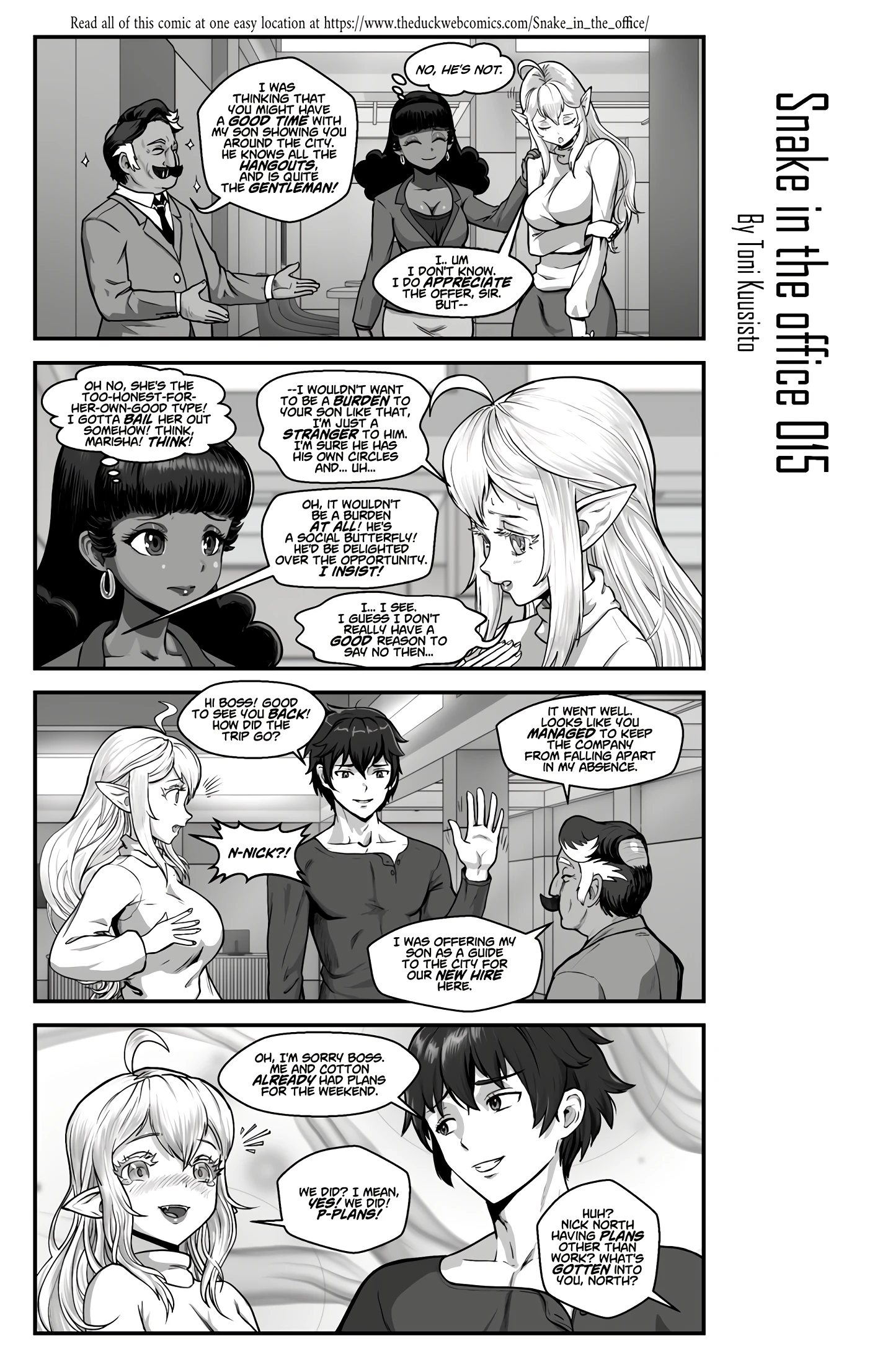 Snake in the office 1 porn comic picture 16