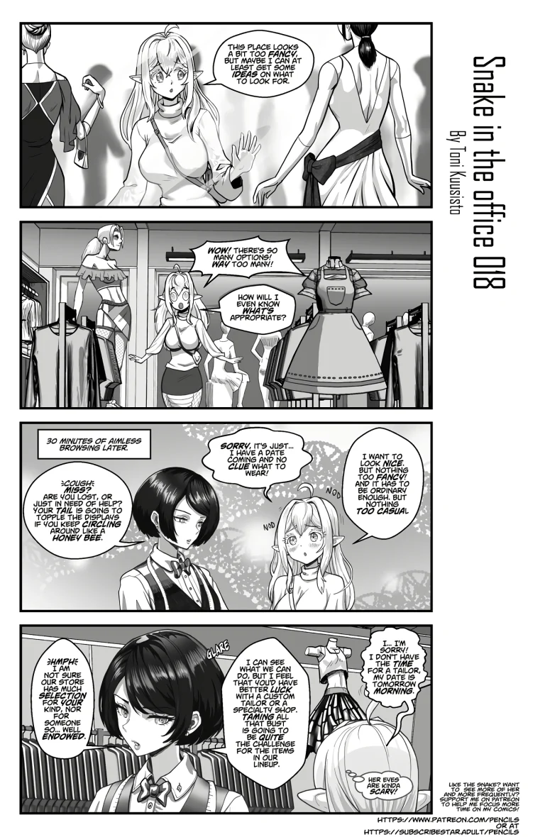 Snake in the office 1 porn comic picture 19