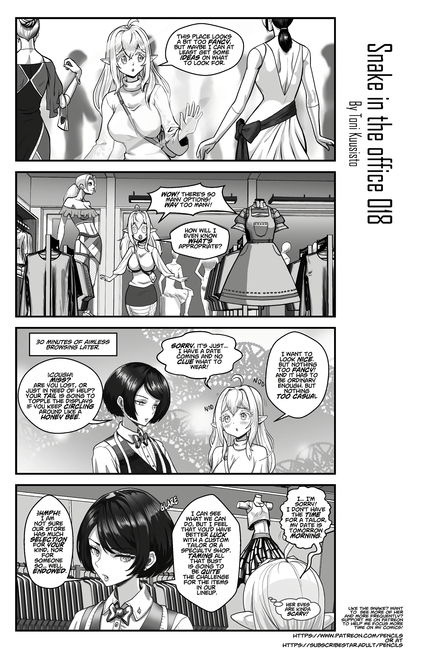 Snake in the office 1 porn comic picture 19