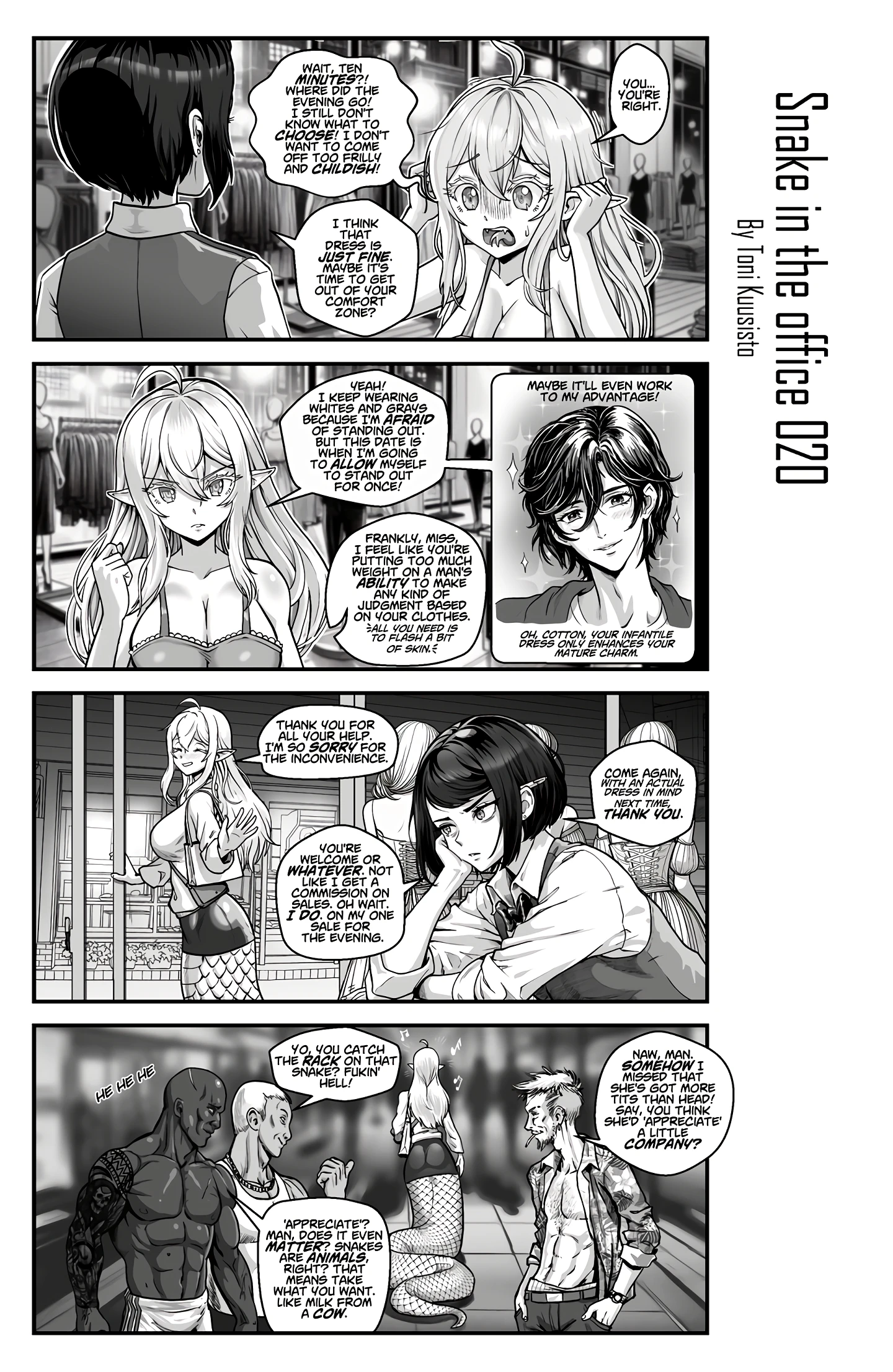 Snake in the office 1 porn comic picture 21