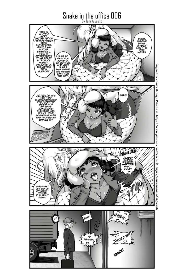 Snake in the office 1 porn comic picture 7