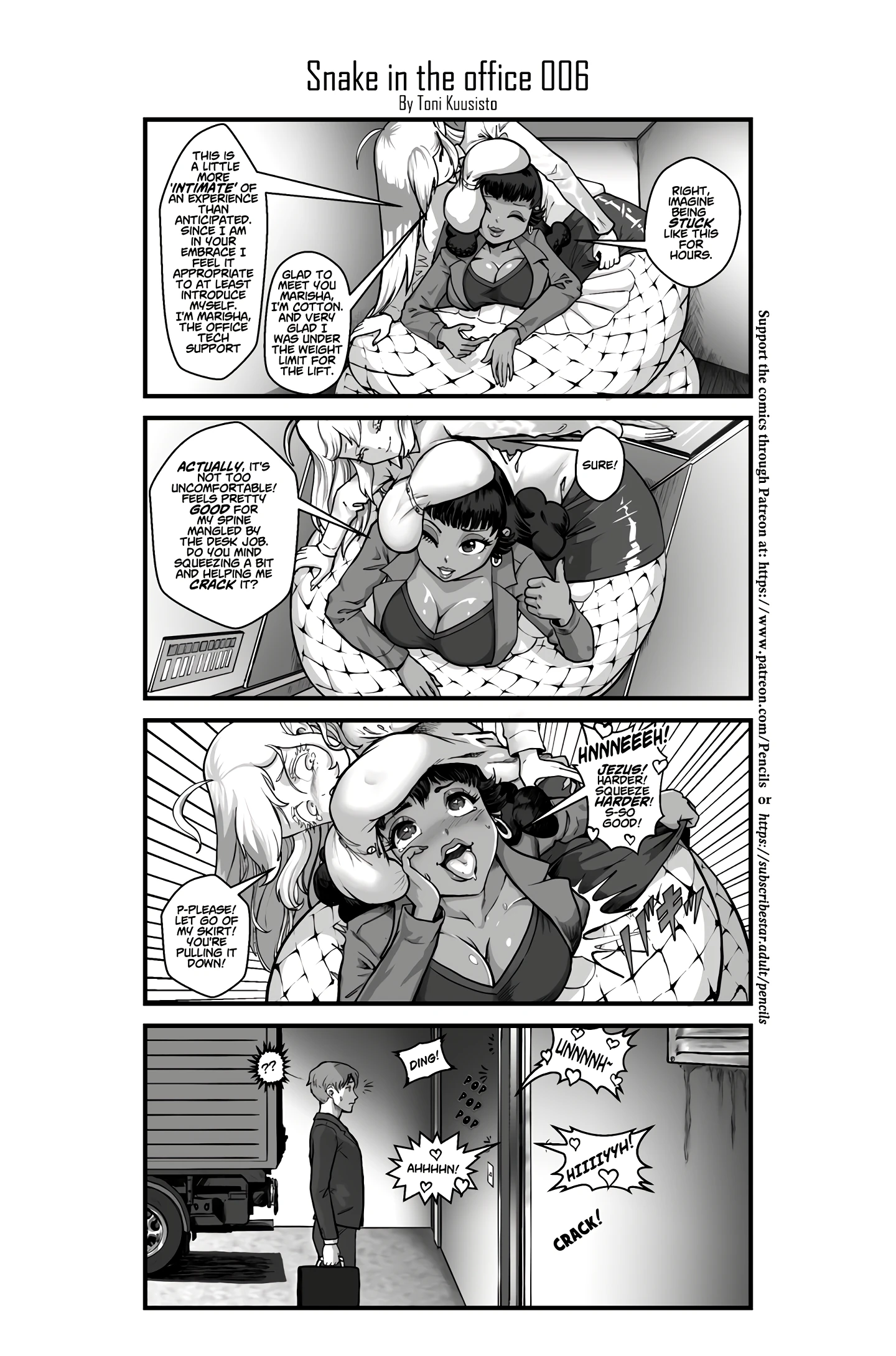Snake in the office 1 porn comic picture 7