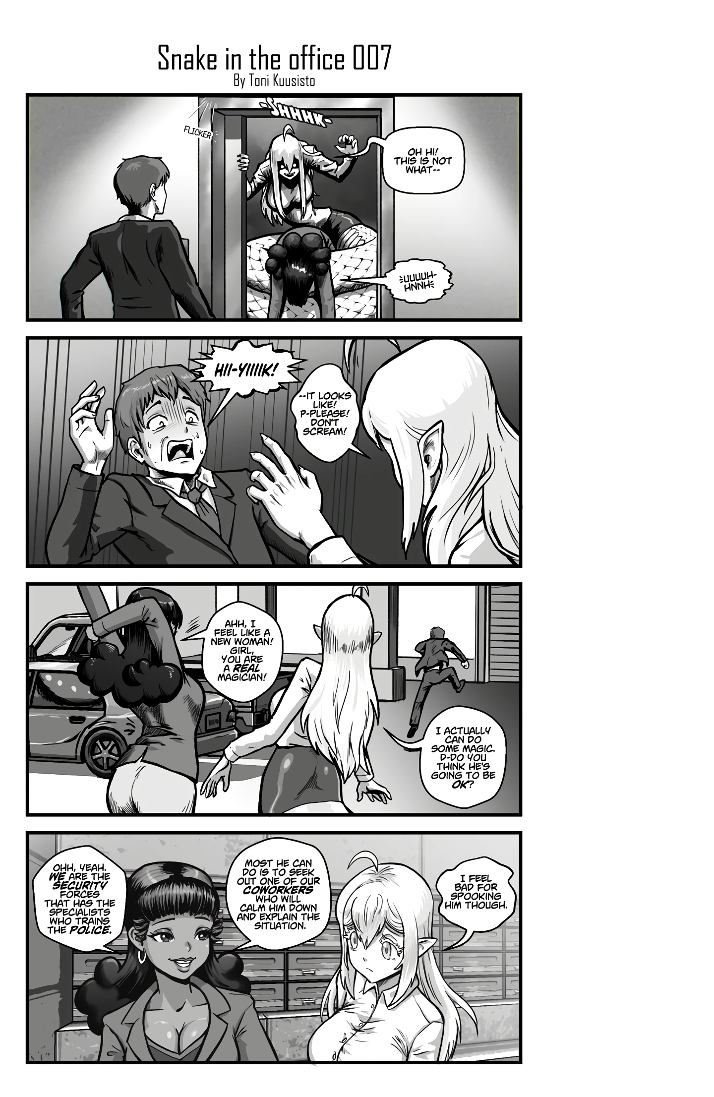 Snake in the office 1 porn comic picture 8