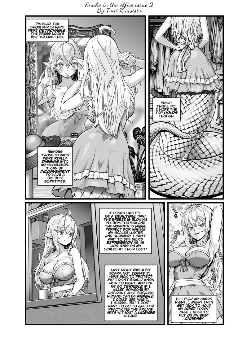 Snake in the office 2 porn comic picture 2