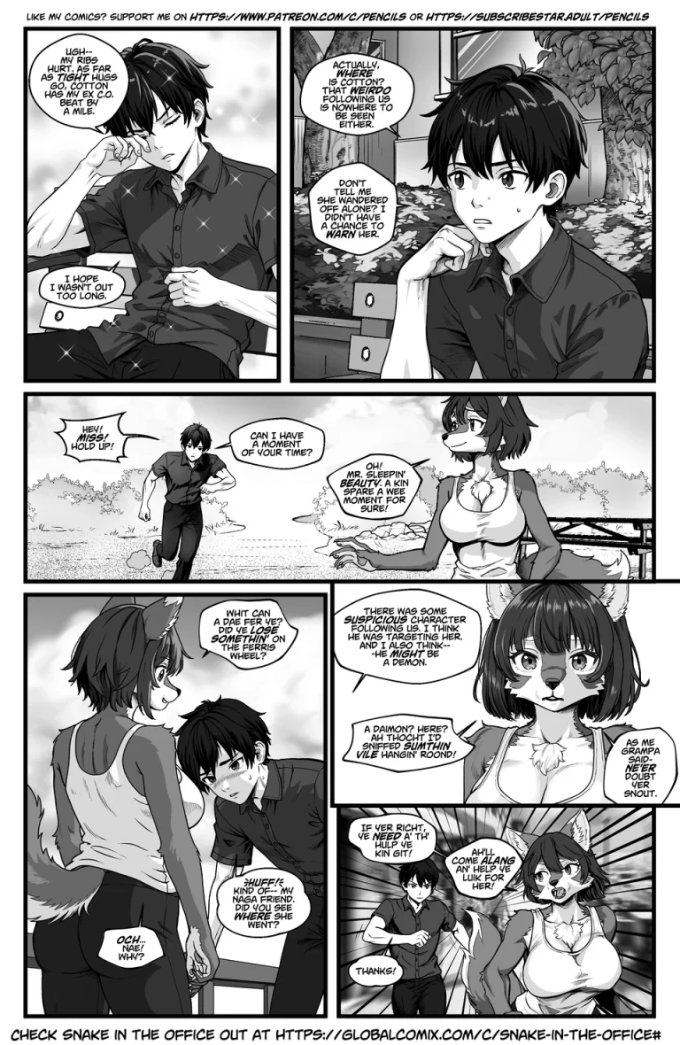 Snake in the office 2 porn comic picture 34