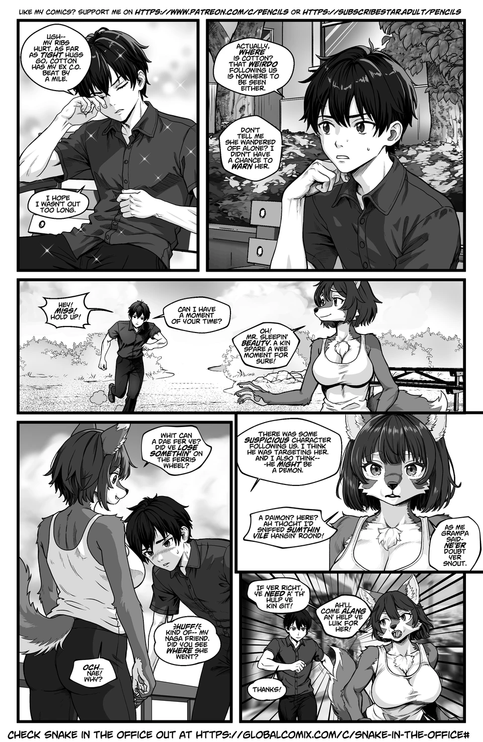 Snake in the office 2 porn comic picture 34