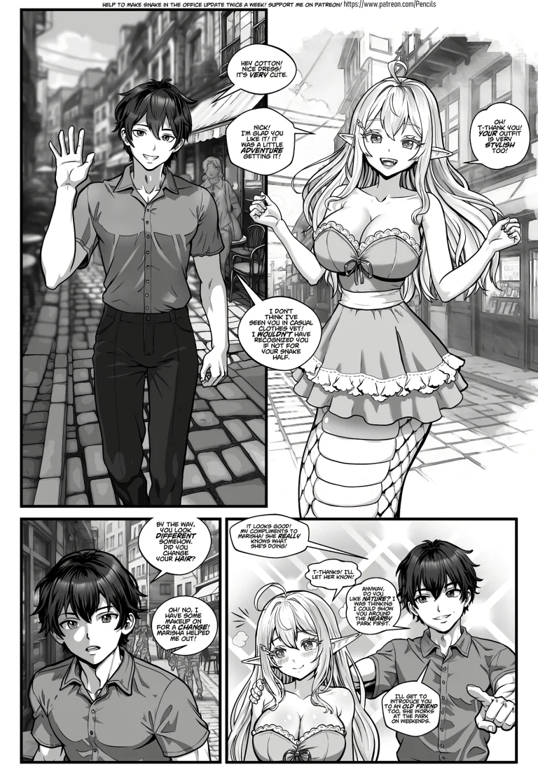 Snake in the office 2 porn comic picture 6
