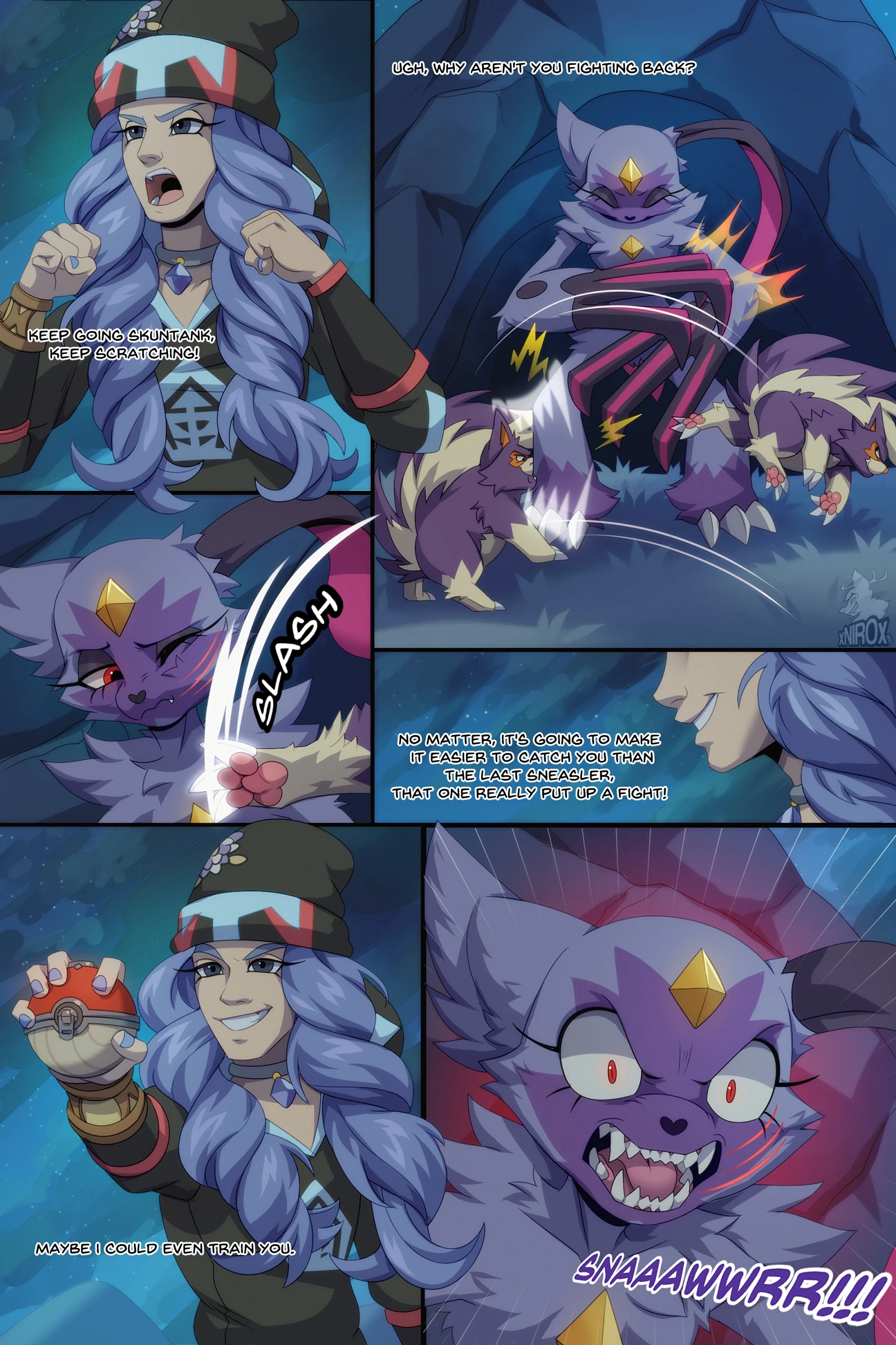 Sneasler's Frenzy 1-2 porn comic picture 13