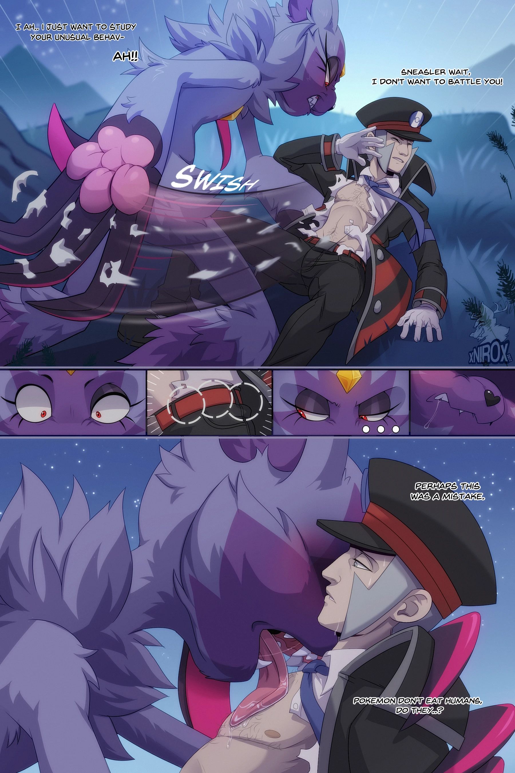 Sneasler's Frenzy 1-2 porn comic picture 2