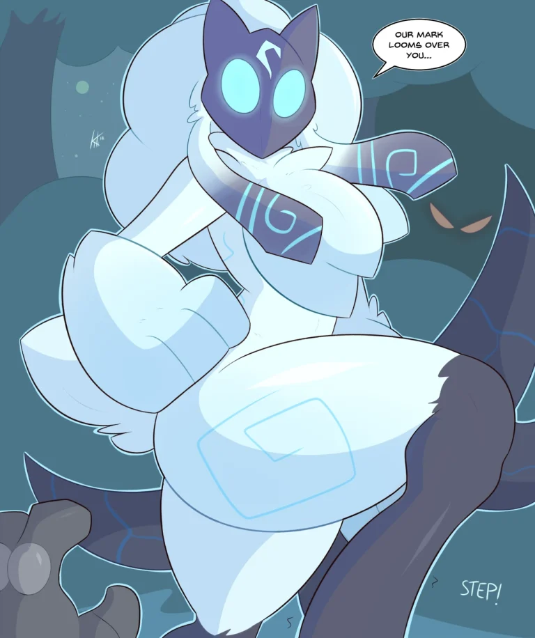 Something Looms Over the Mask porn comic picture 1