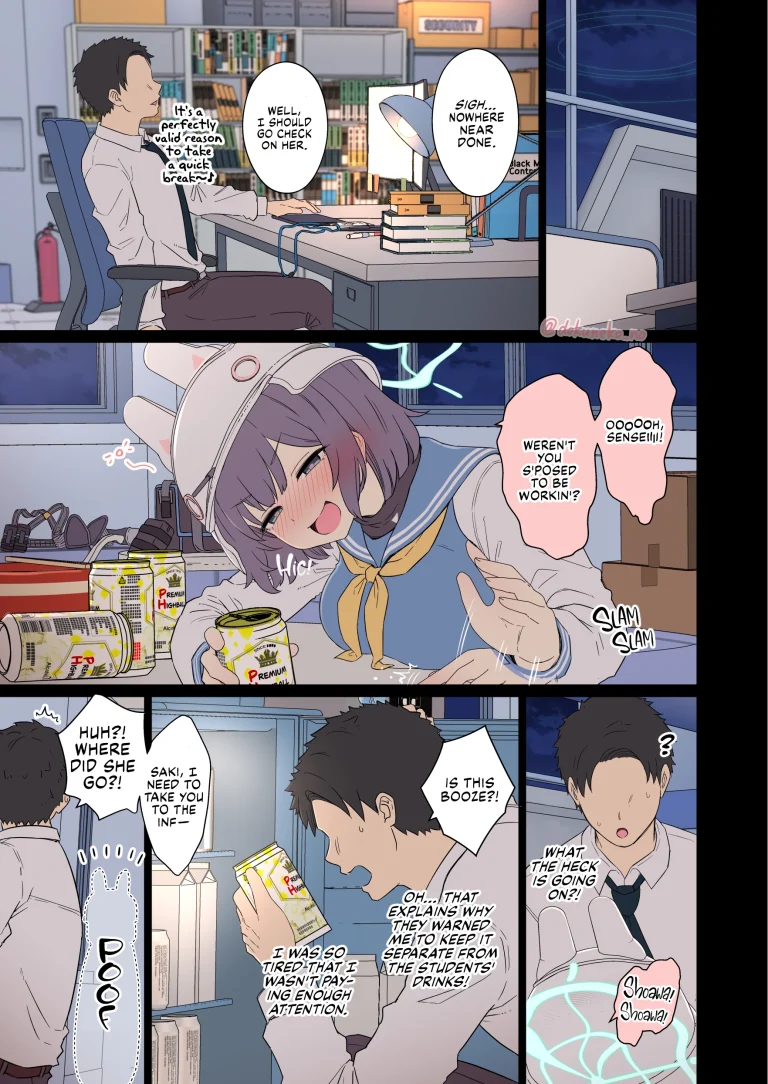 Sorai Saki Has a Very Bad Night 1 porn comic picture 4