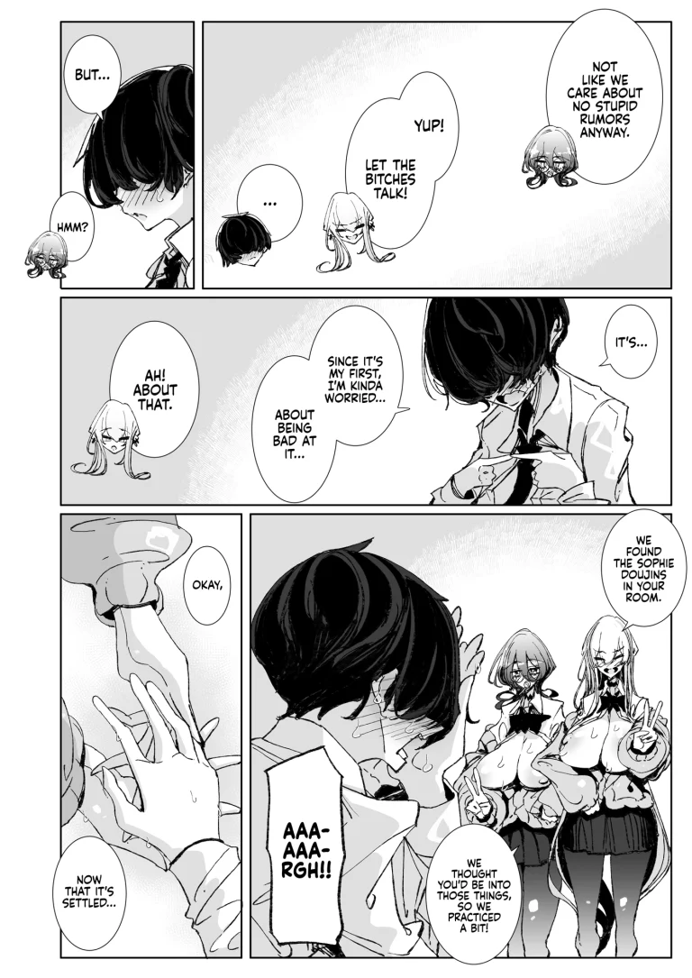 Sorry, Nerd, but You're Our BF Now! porn comic picture 29