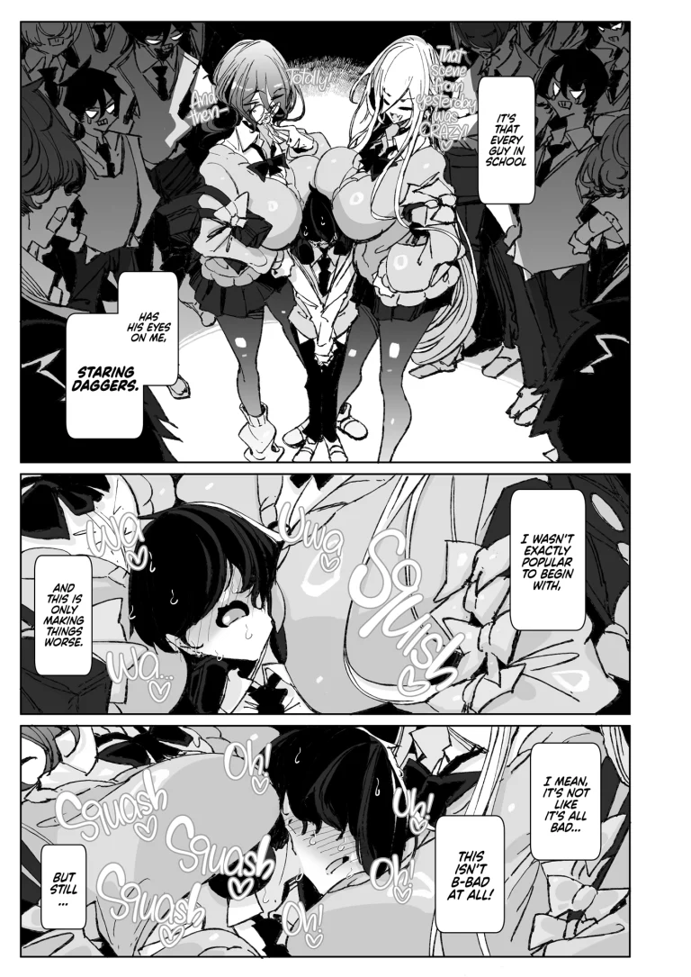 Sorry, Nerd, but You're Our BF Now! porn comic picture 4