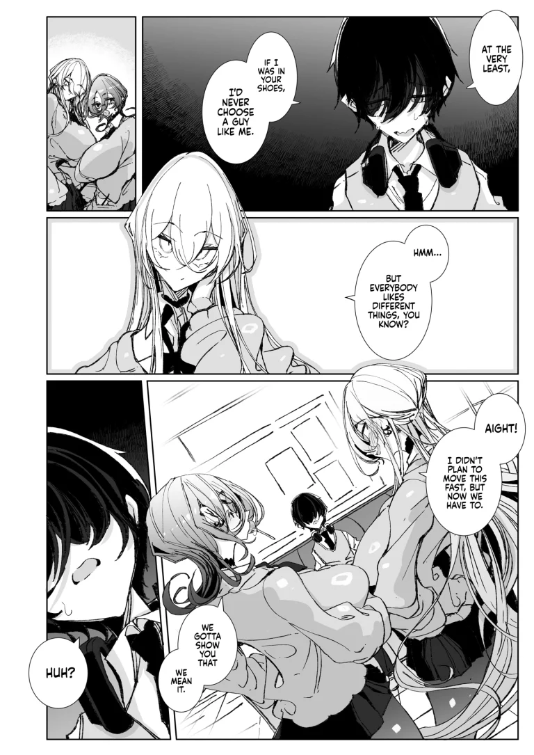Sorry, Nerd, but You're Our BF Now! porn comic picture 9
