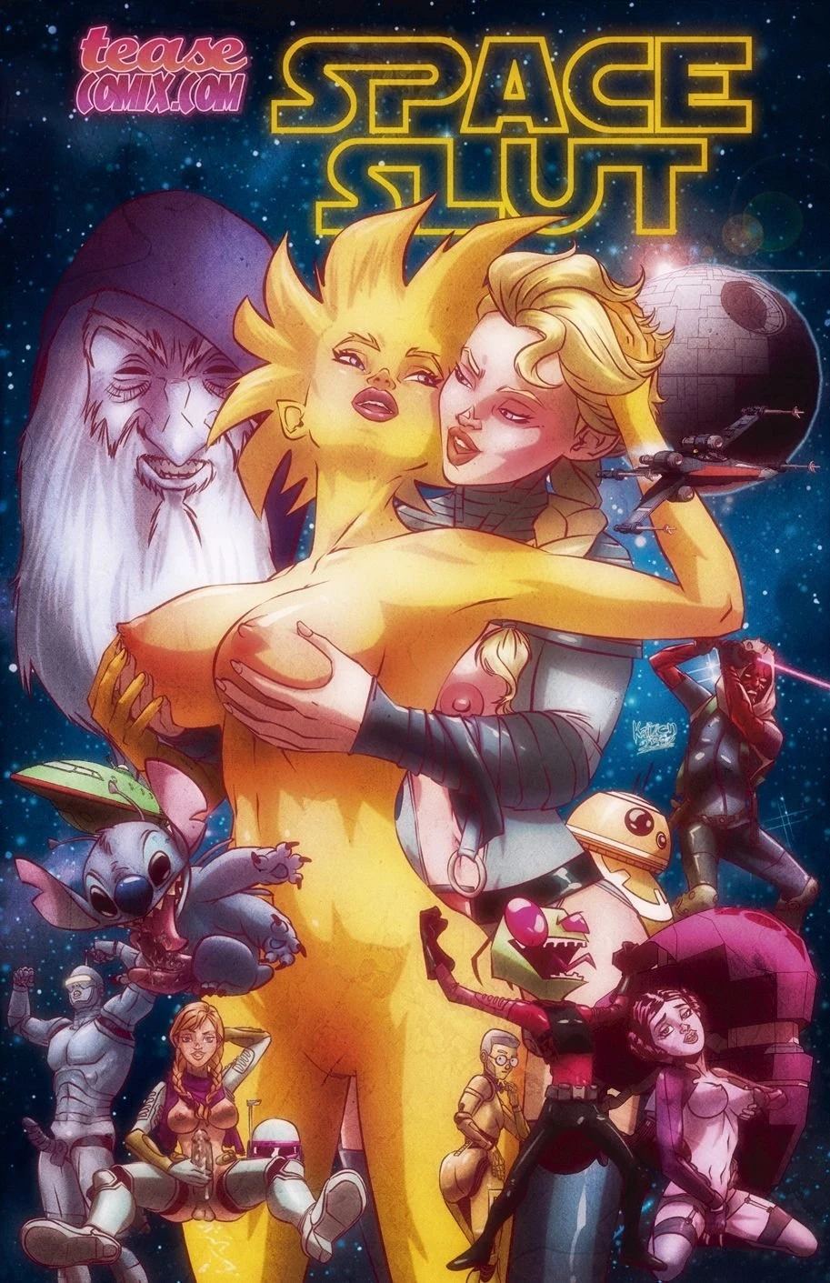 Space Slut porn comic picture 1