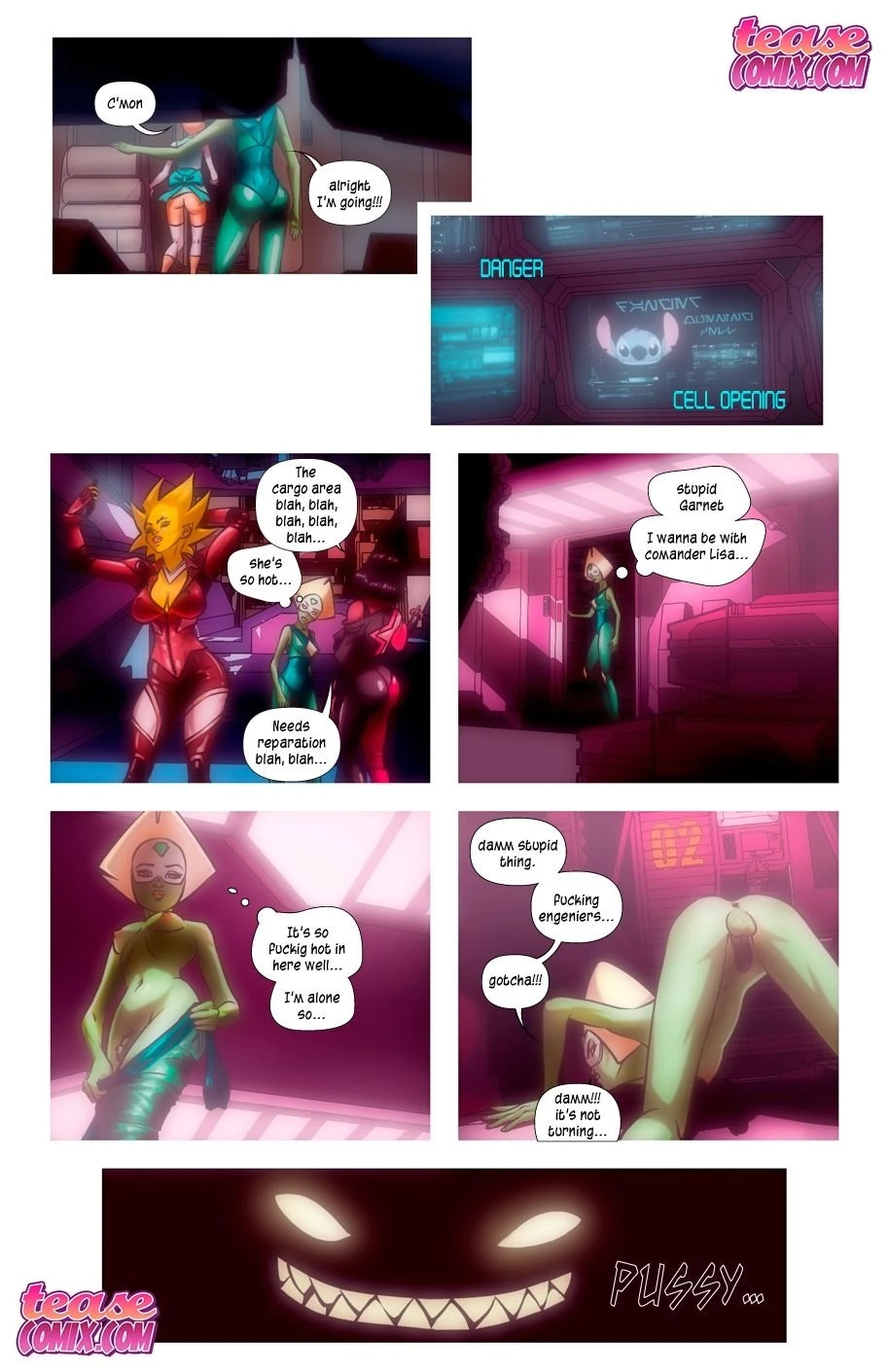 Space Slut porn comic picture 16