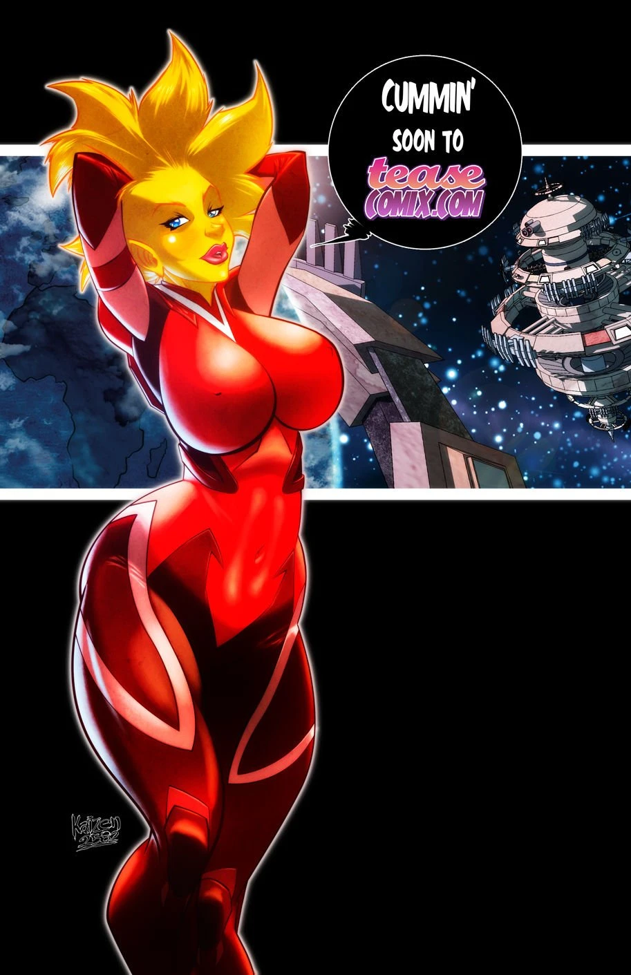 Space Slut porn comic picture 2