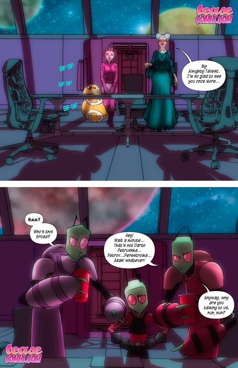 Space Slut porn comic picture 6