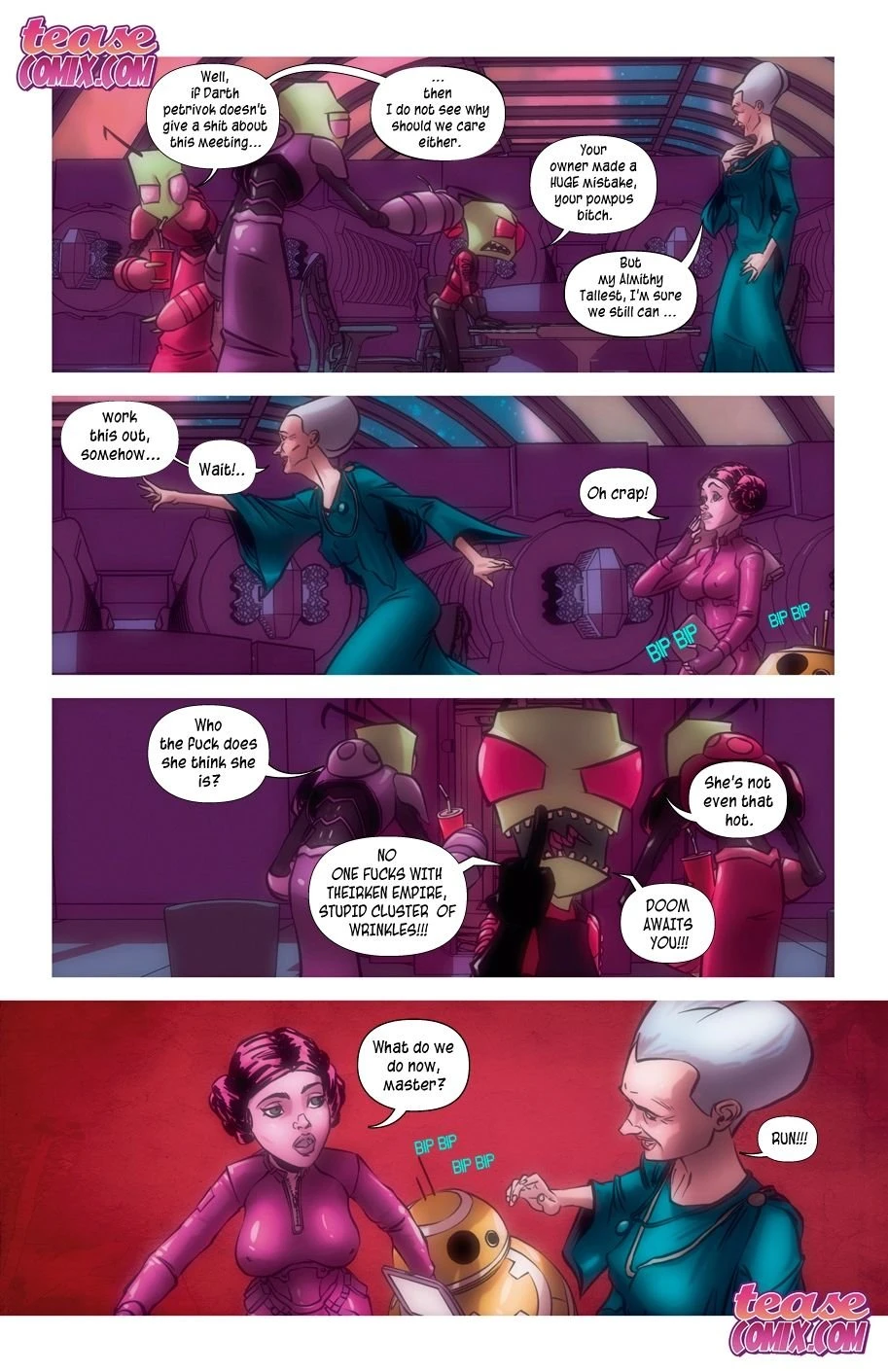 Space Slut porn comic picture 8