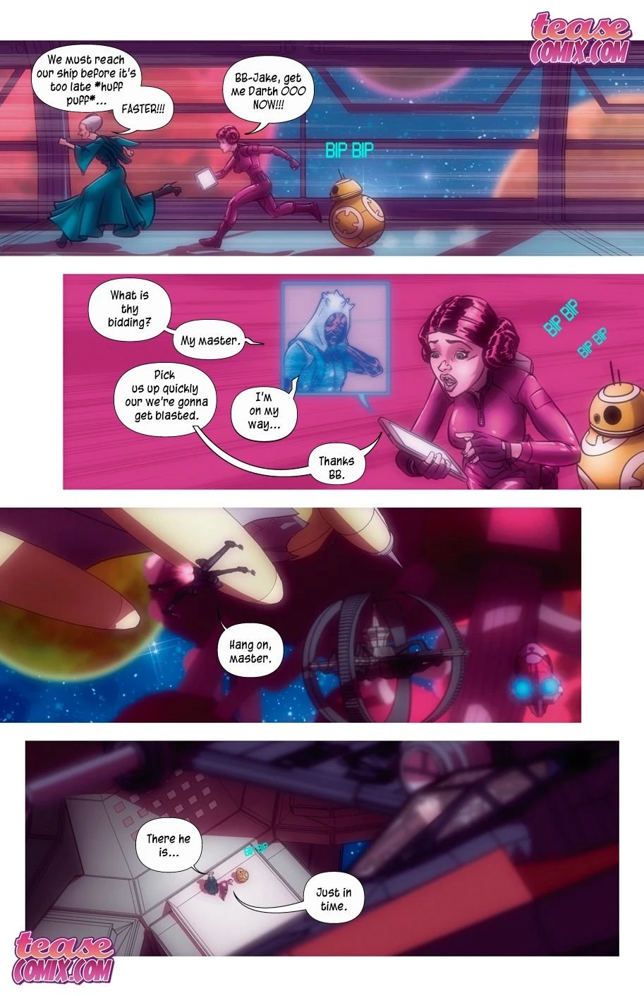 Space Slut porn comic picture 9