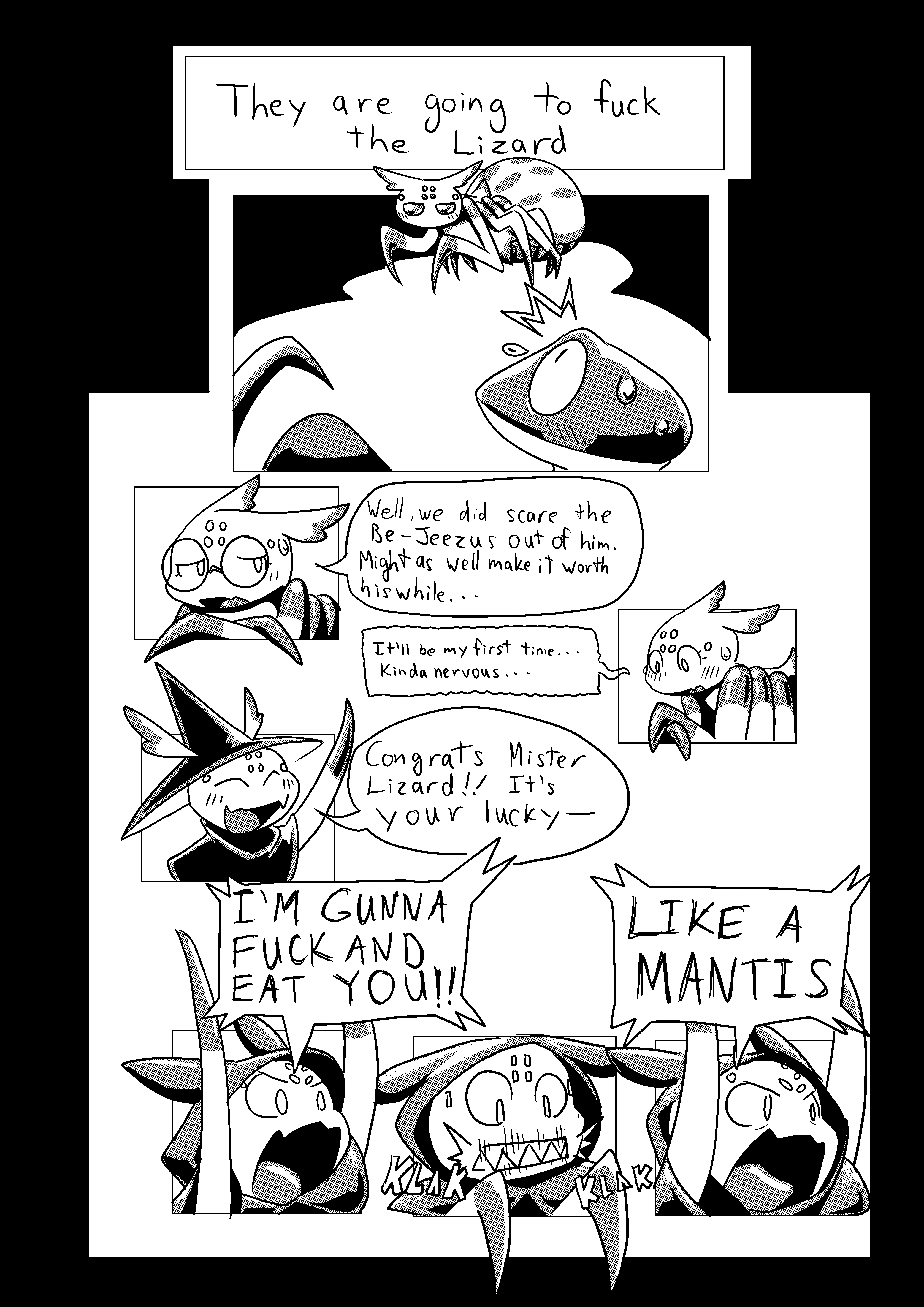 Spider X Lizard porn comic picture 15
