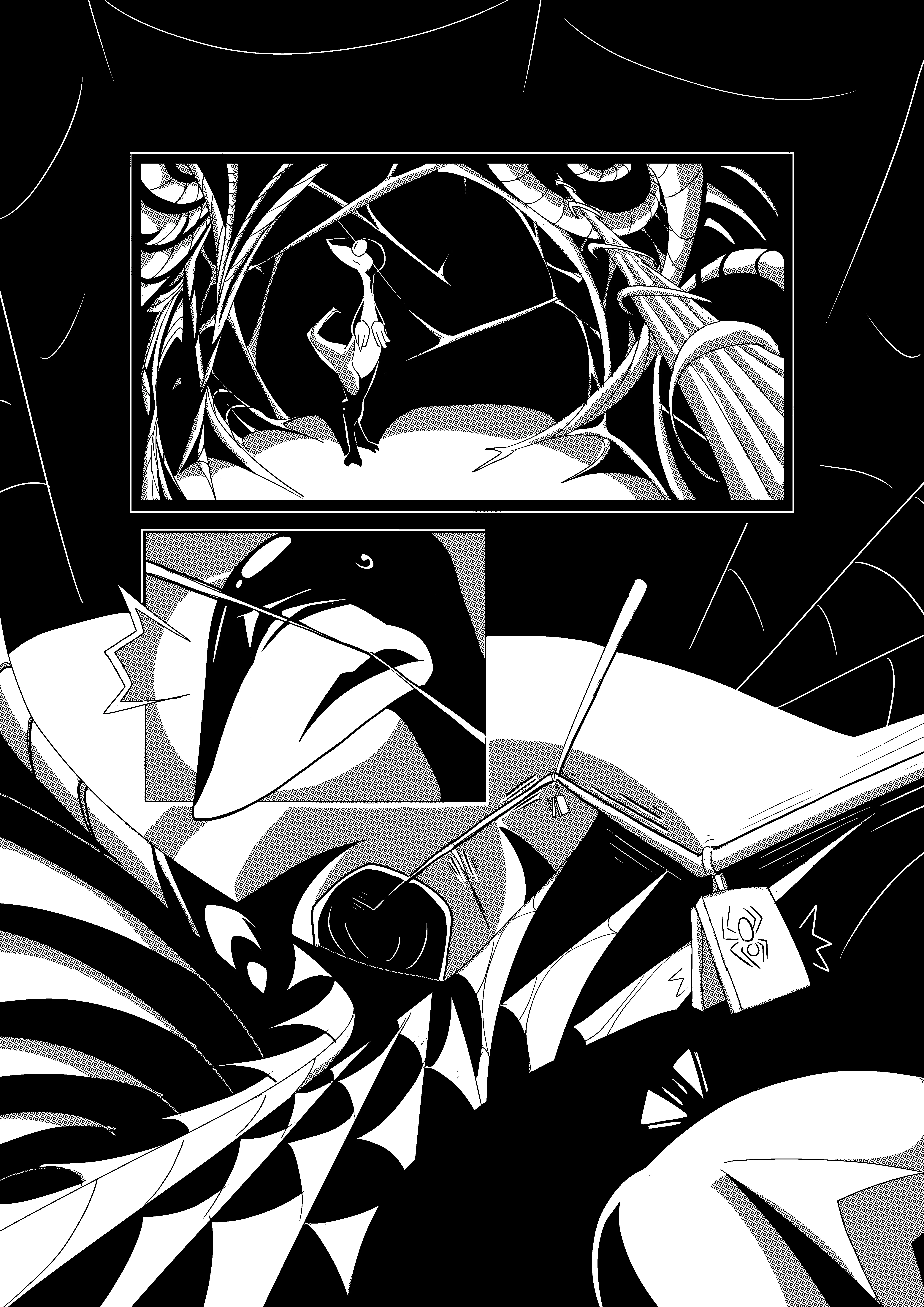 Spider X Lizard porn comic picture 2