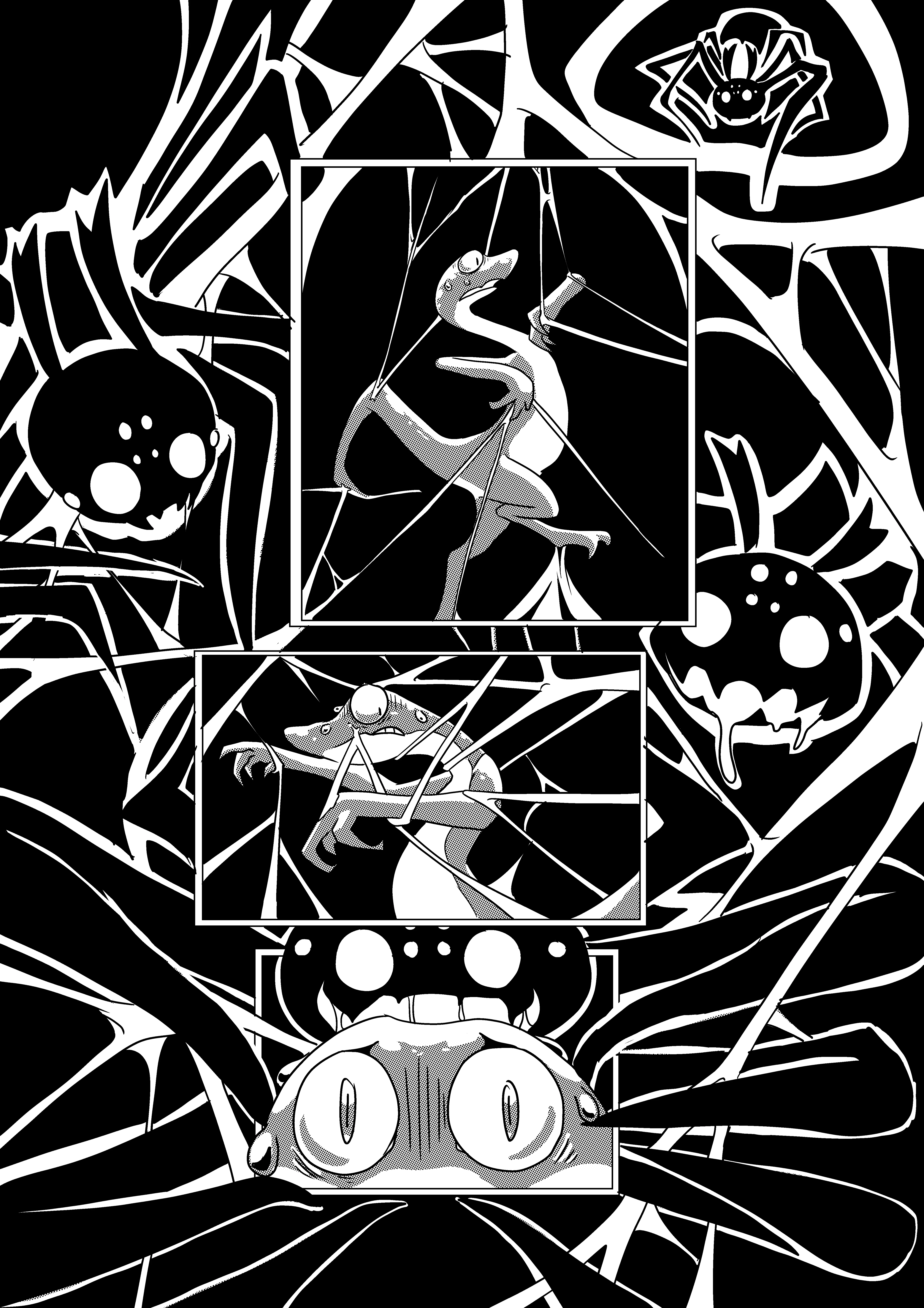Spider X Lizard porn comic picture 3